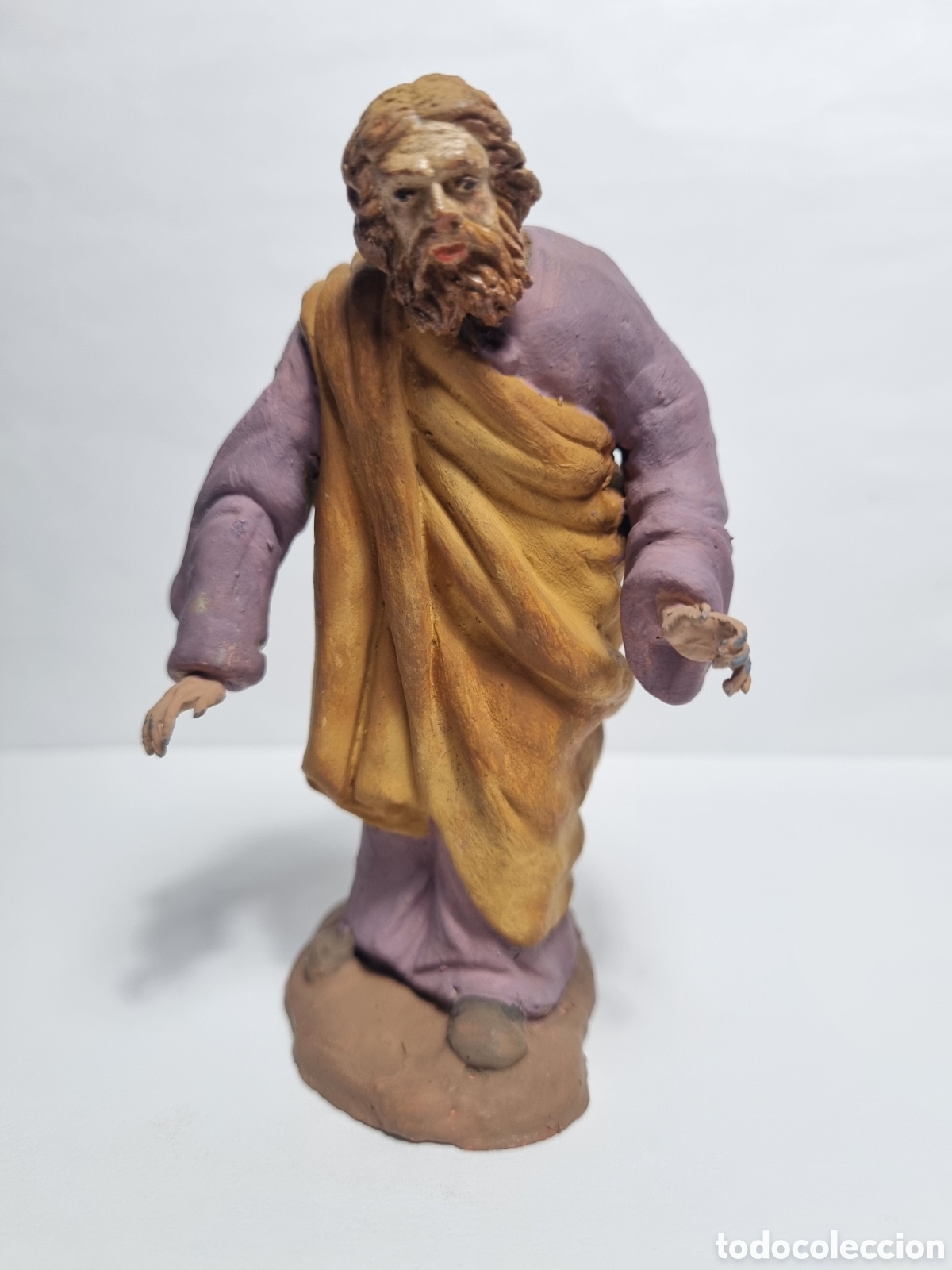 Figuras de Bel&eacute;n: Figura 11 cm MUNS MANEL - BEL&Eacute;N PESEBRE BARRO