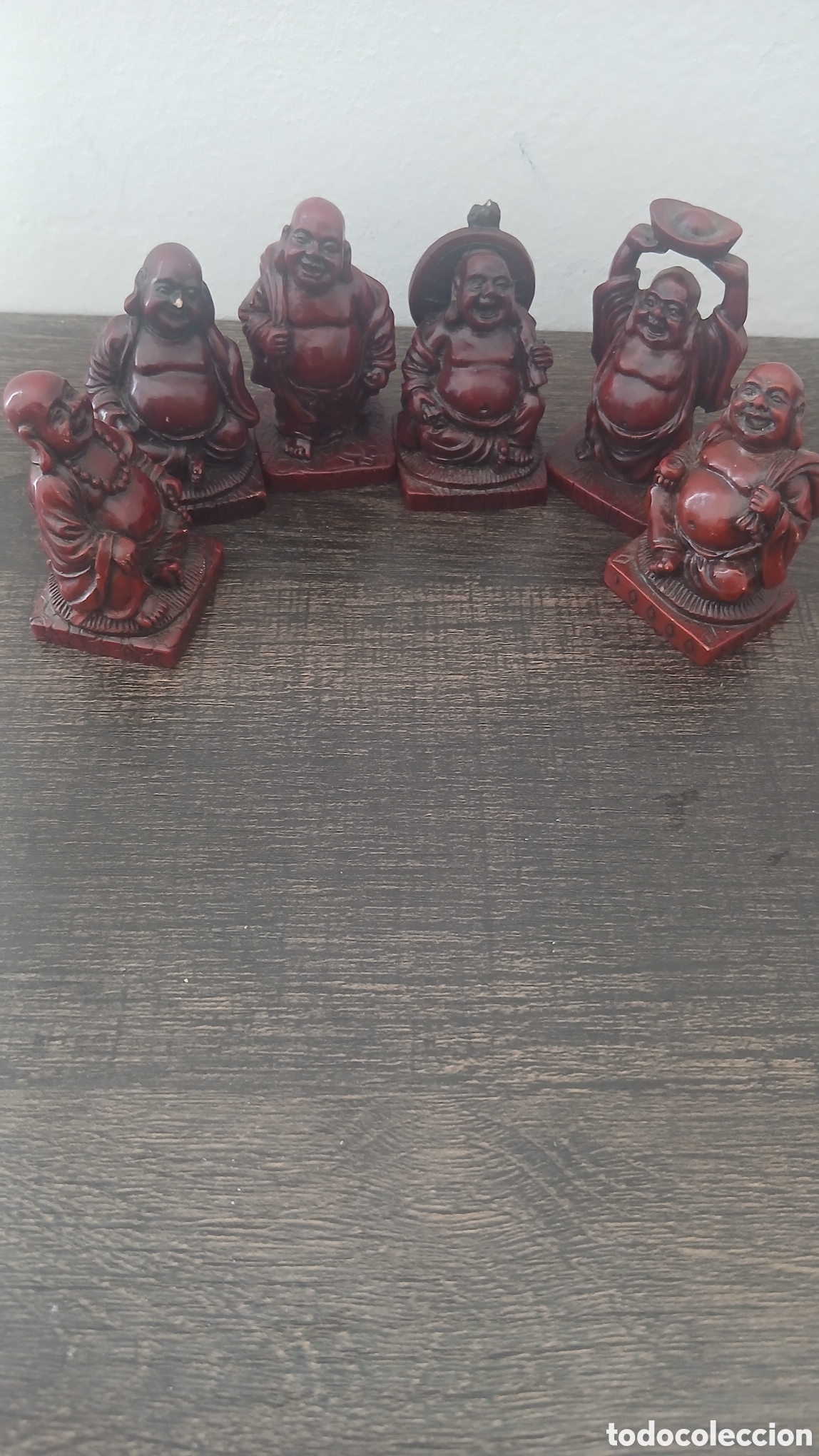 Figuras de Bel&eacute;n: 6 FIGURAS BUDA DE RESINA
