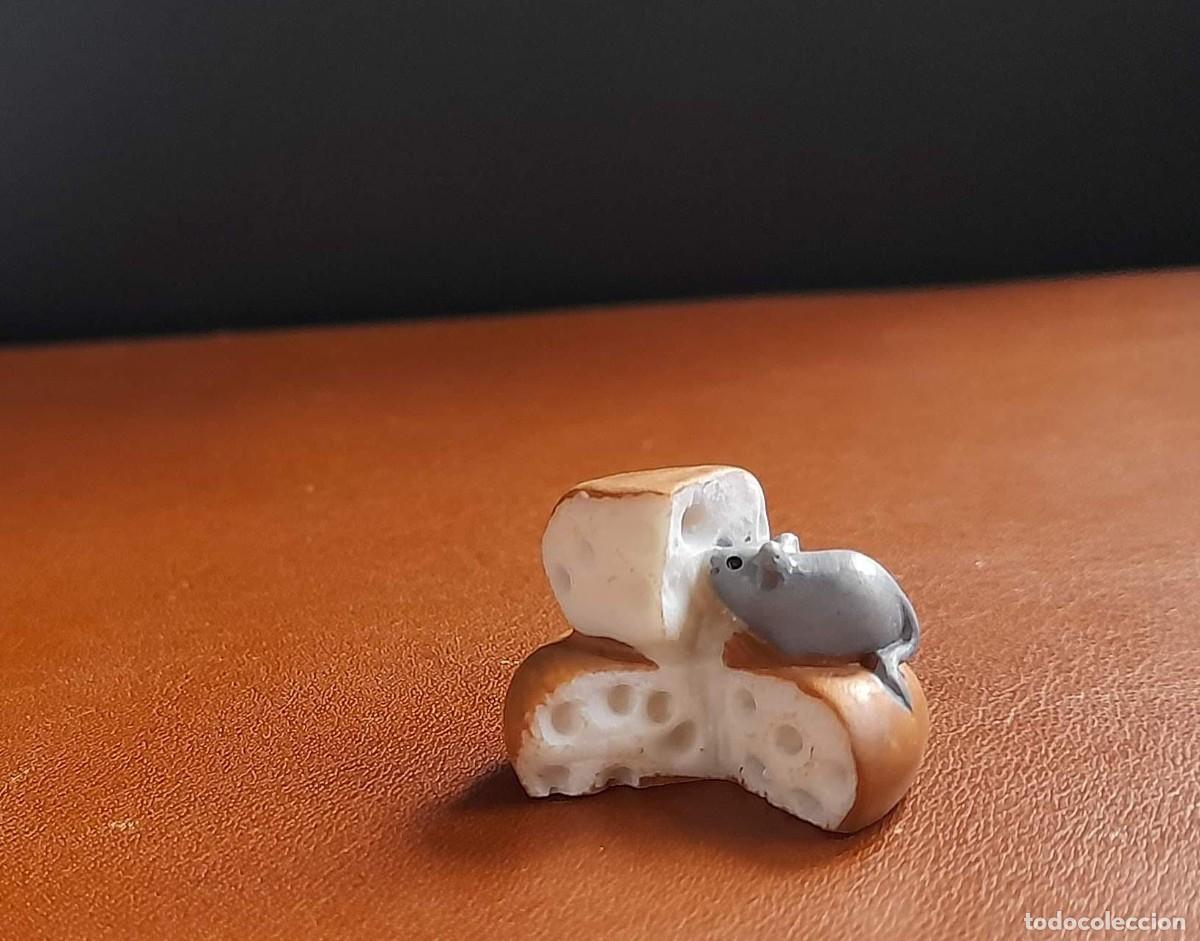 Figuras de Bel&eacute;n: Miniatura Belen. Queso con rat&oacute;n