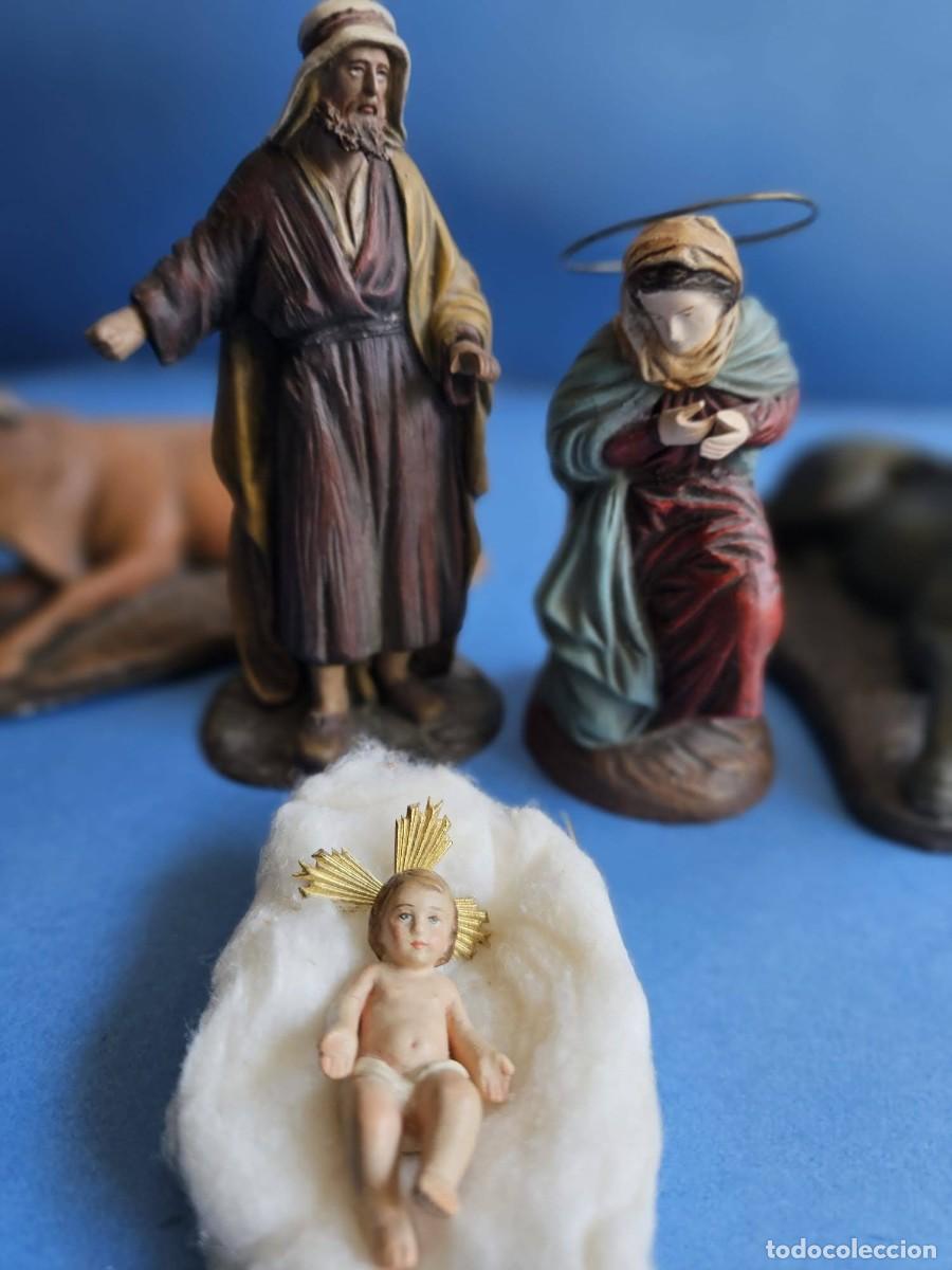 Figuras de Bel&eacute;n: LOTE INDIVISIBLE: Misterio Bel&eacute;n Tradicional Murciano - Ortigas (Sello Original)