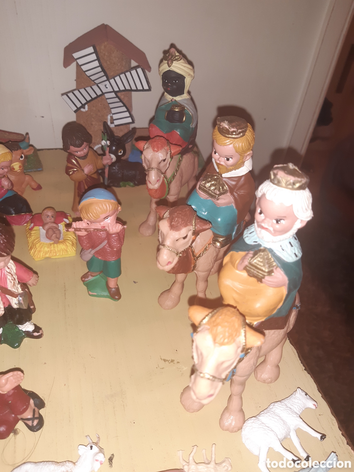 Figuras de Bel&eacute;n: Bel&eacute;n cabezones de pl&aacute;stico completo - Foto 3