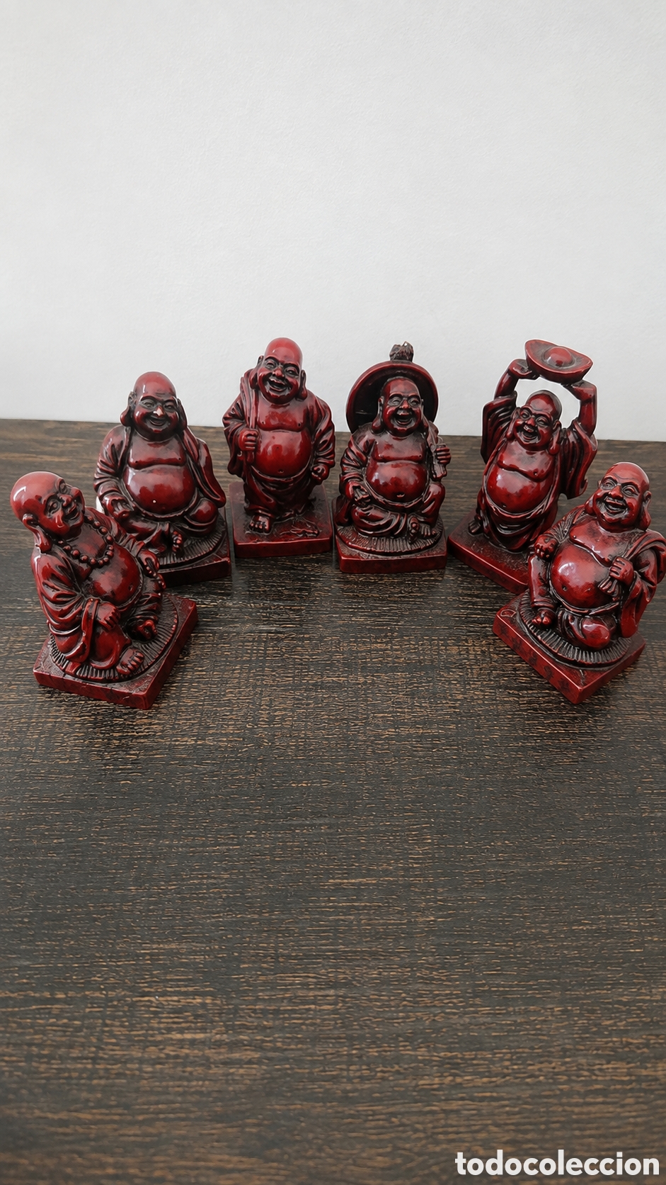 Figuras de Bel&eacute;n: 6 FIGURAS BUDA DE RESINA