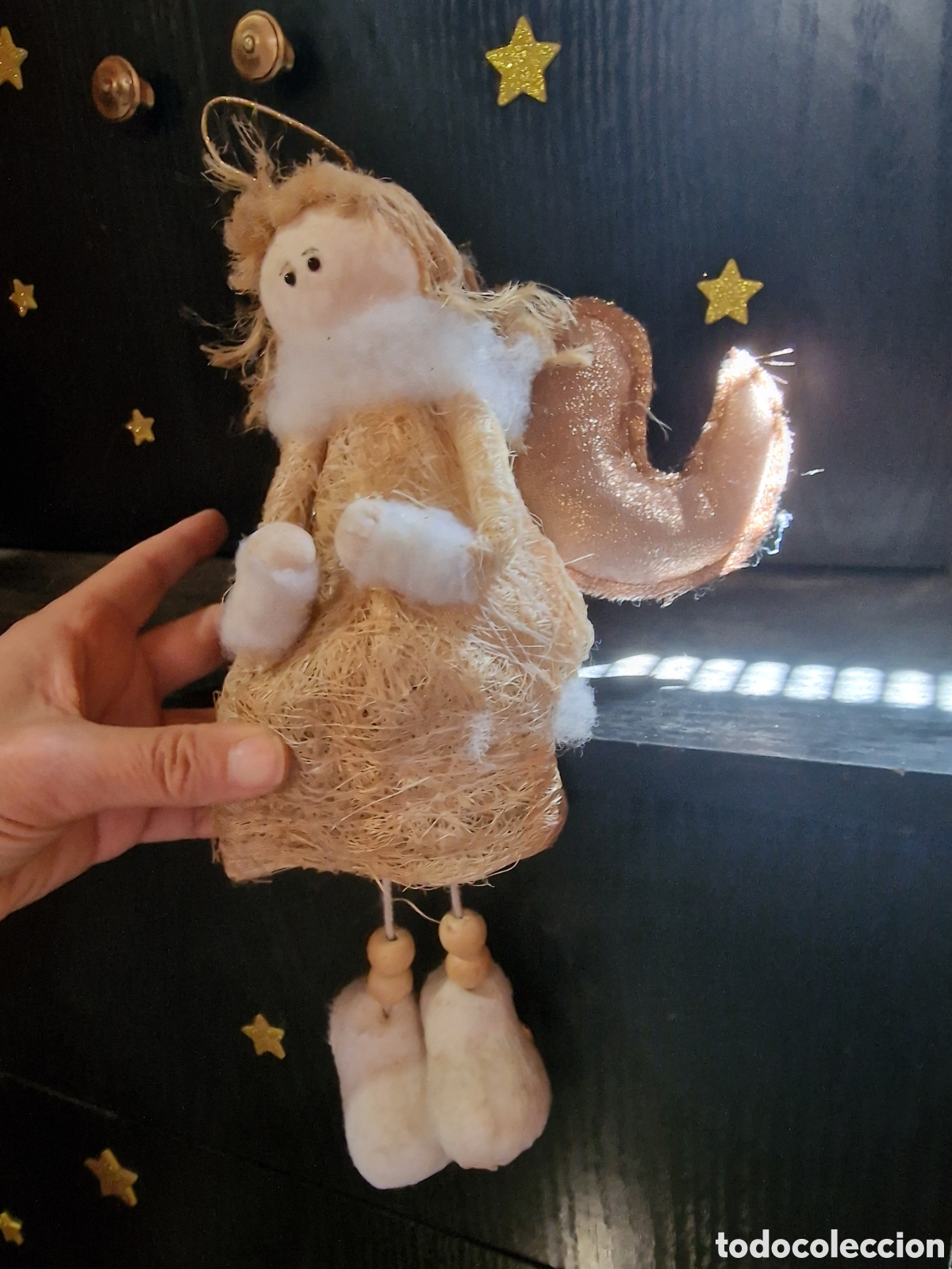 Figuras de Bel&eacute;n: Bonito &aacute;ngel de un bel&eacute;n, artesano,ver fotos