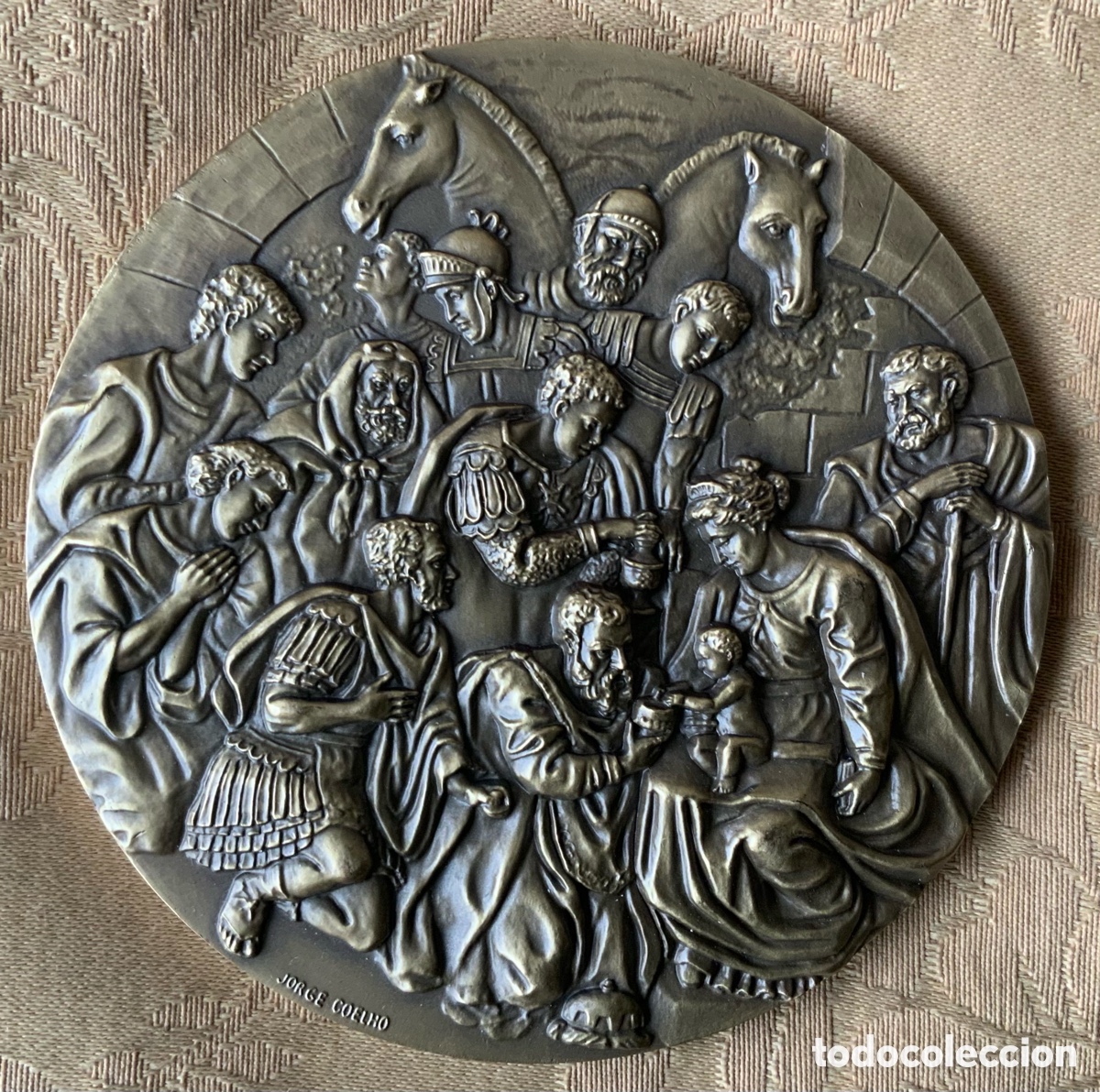 Figuras de Bel&eacute;n: BELEN BRONCE MEDALLA CONMEMORATIVA