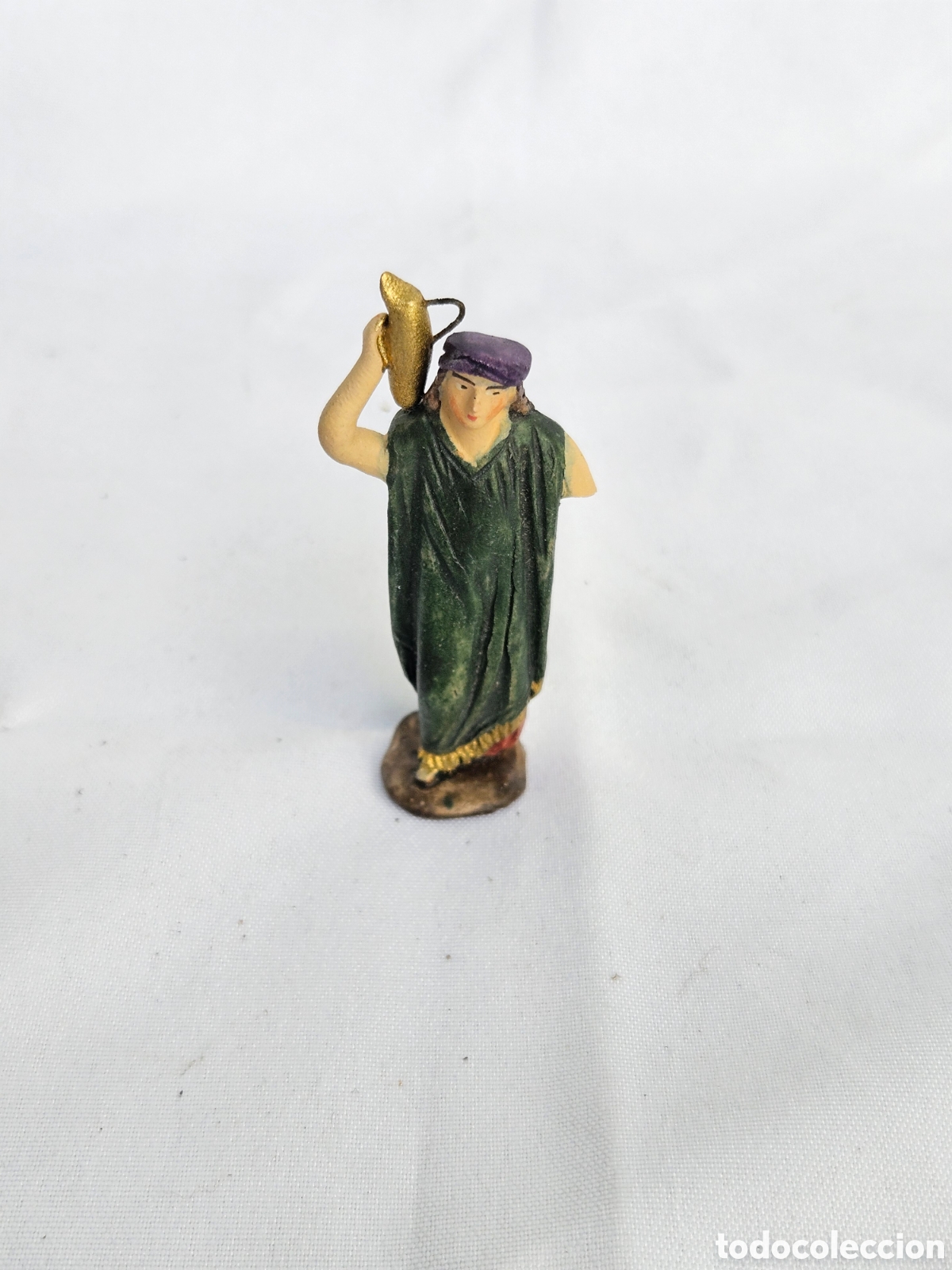 Figuras de Bel&eacute;n: FIGURA BELEN BARRO. PASTOR CON TINAJA