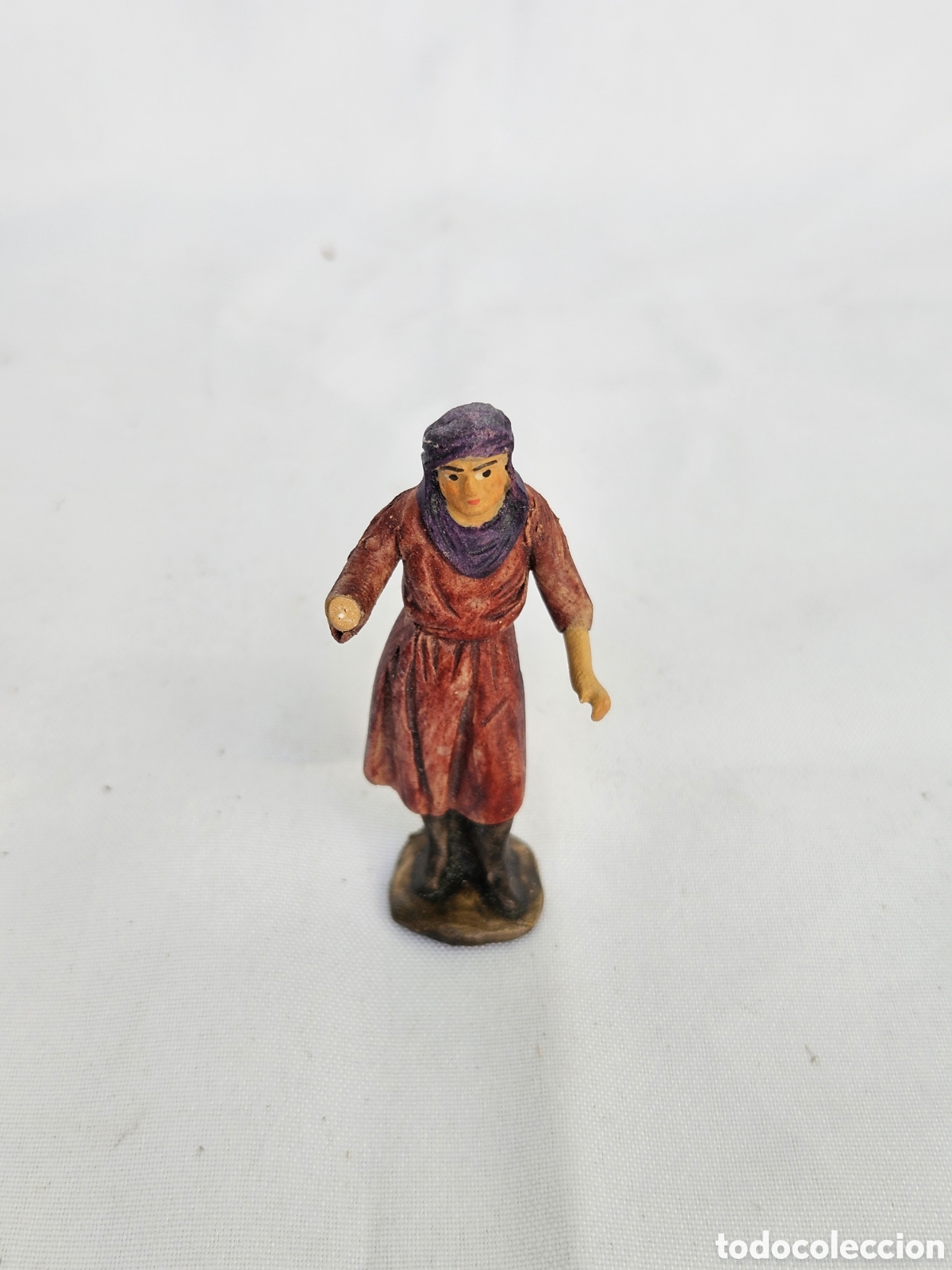 Figuras de Bel&eacute;n: FIGURA BELEN BARRO. PASTOR