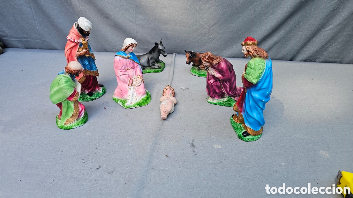 Figuras de Bel&eacute;n: Figuras de bel&eacute;n d&eacute;cada de los 80 de escayola