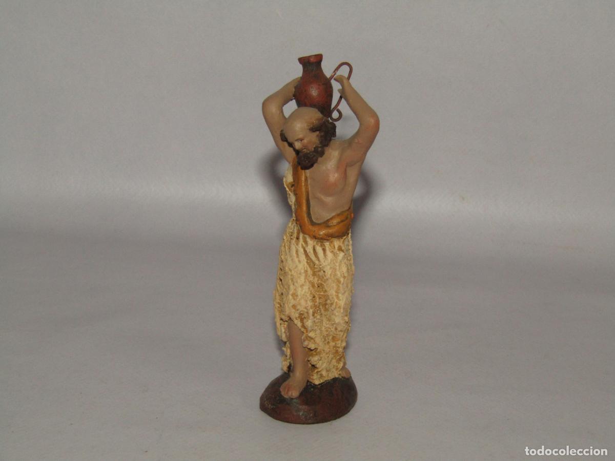 Figuras de Bel&eacute;n: Antigua Figura de Bel&eacute;n en Terracota Policromada Ref. 704 - 8 de ORTIGAS