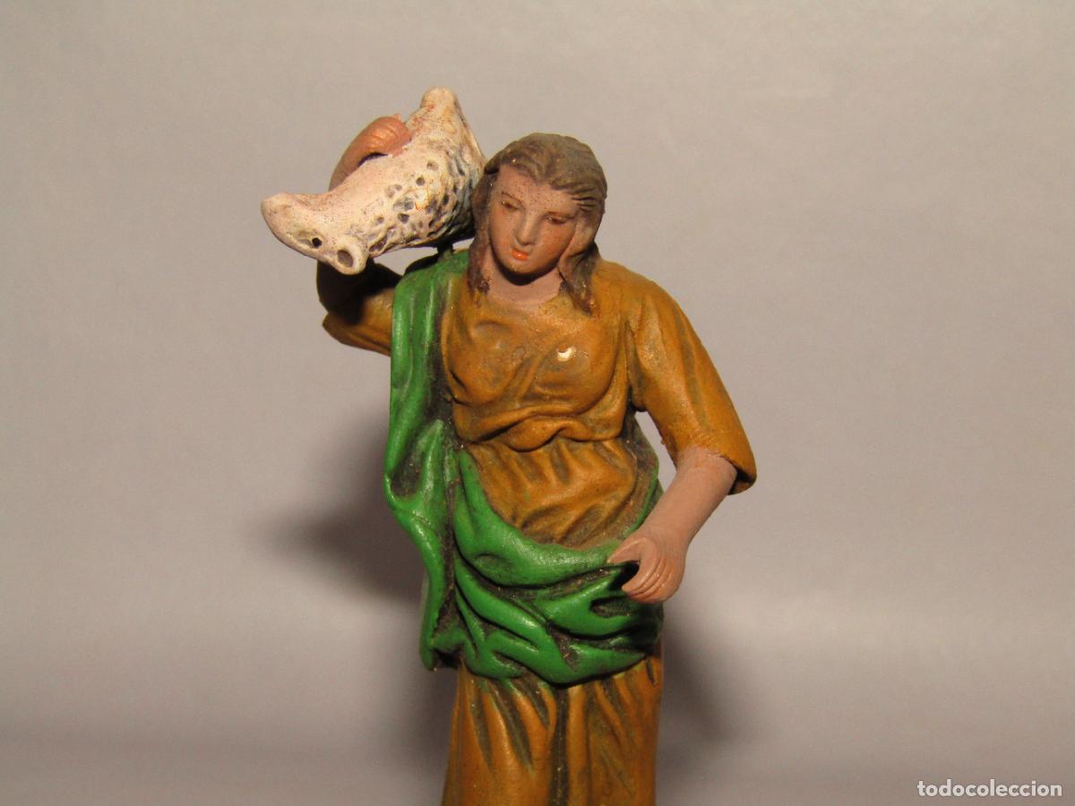 Figuras de Bel&eacute;n: Antigua Figura de Bel&eacute;n en Terracota Ref. 704 - 8 cm. de ORTIGAS