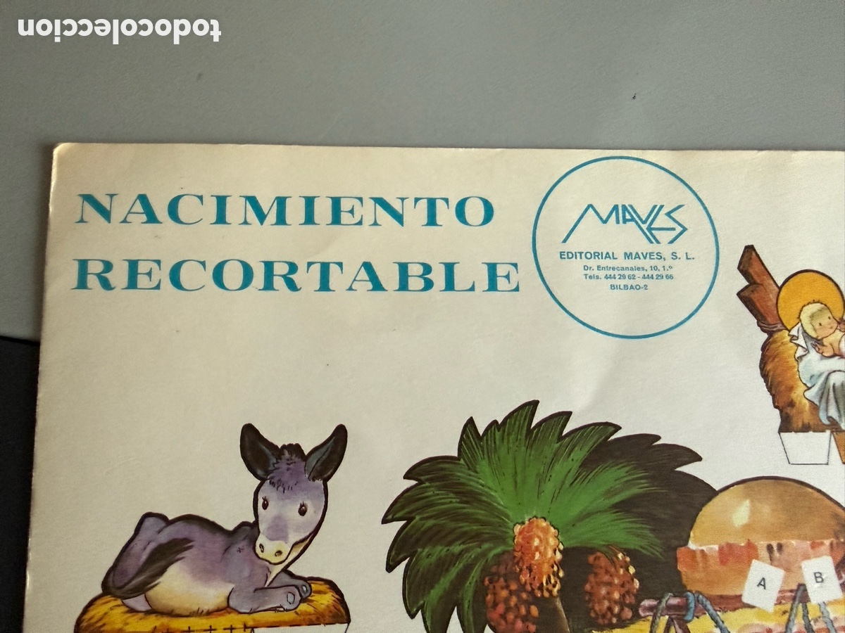 Figuras de Bel&eacute;n: NACIMIENTO RECORTABLE. MAVES. COMPLETO - Foto 2