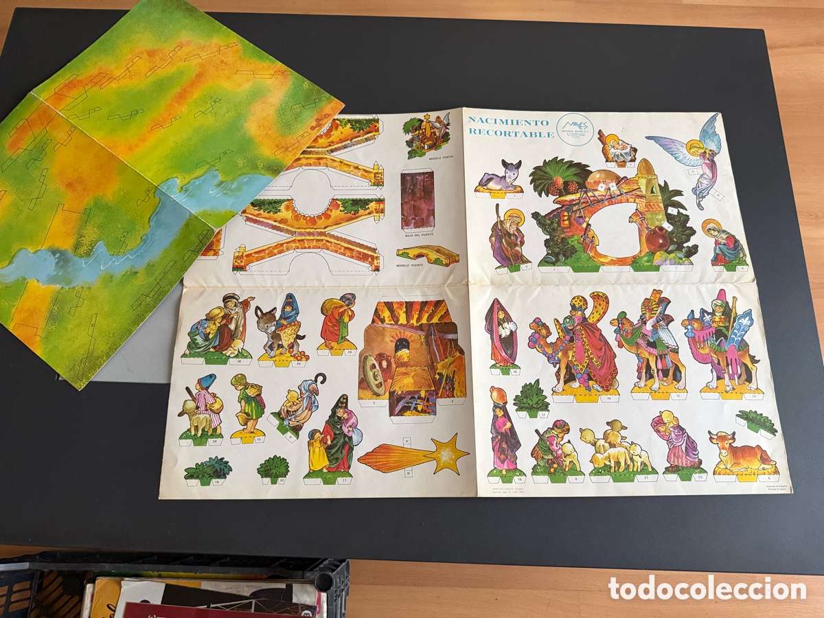 Figuras de Bel&eacute;n: NACIMIENTO RECORTABLE. MAVES. COMPLETO