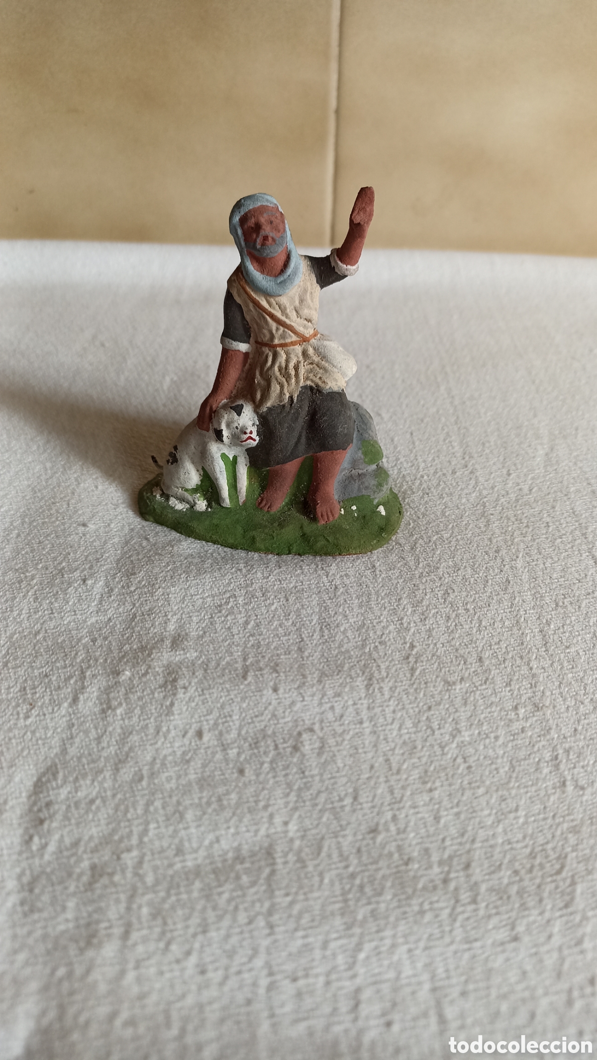 Figuras de Bel&eacute;n: Figura bel&eacute;n Navidad o Pesebre. Antigua
