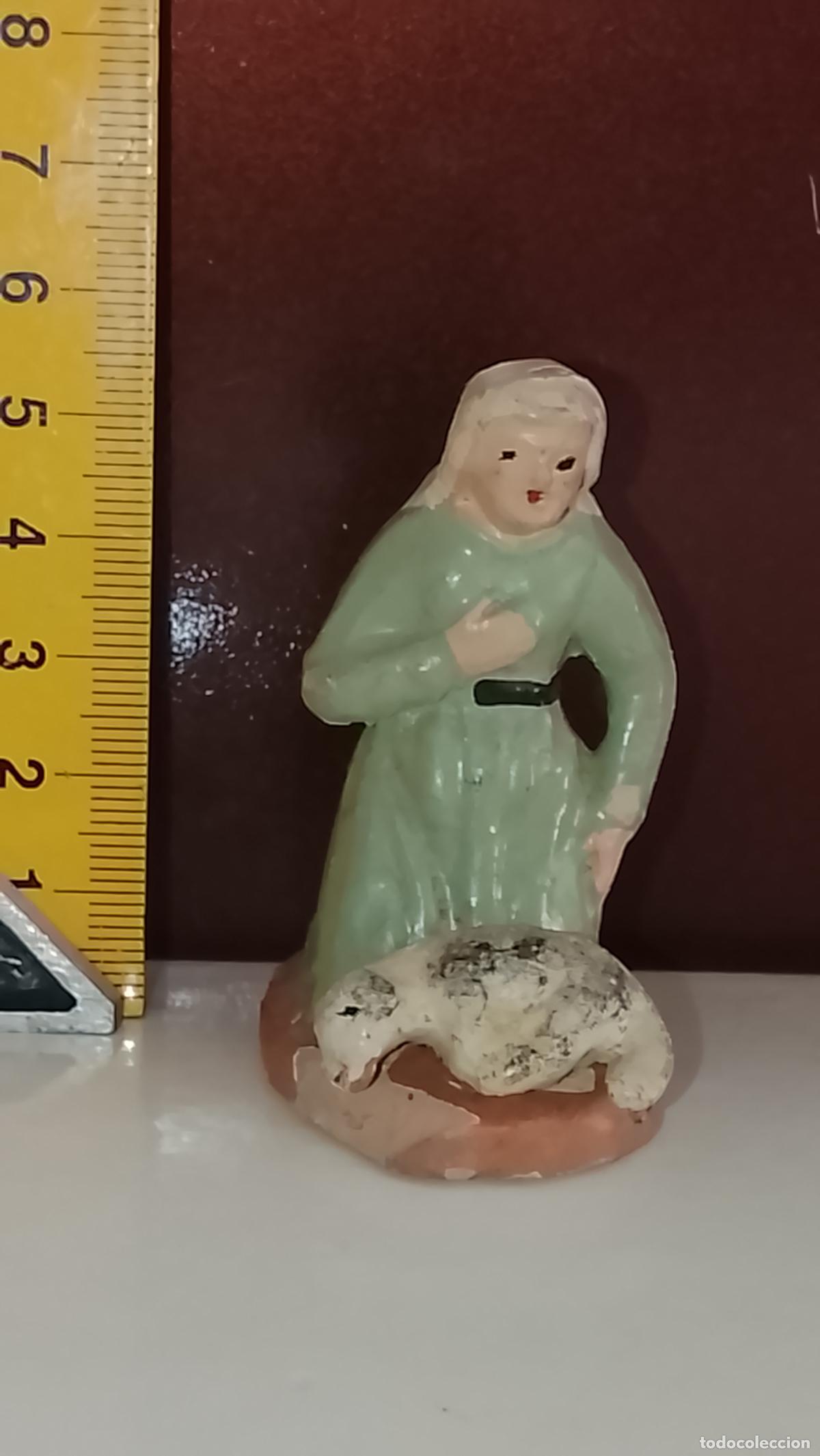 Figuras de Bel&eacute;n: FIGURA PORTAL DE BELEN NACIMIENTO BARRO TERRACOTA HECHO A MANO ANTIGUO