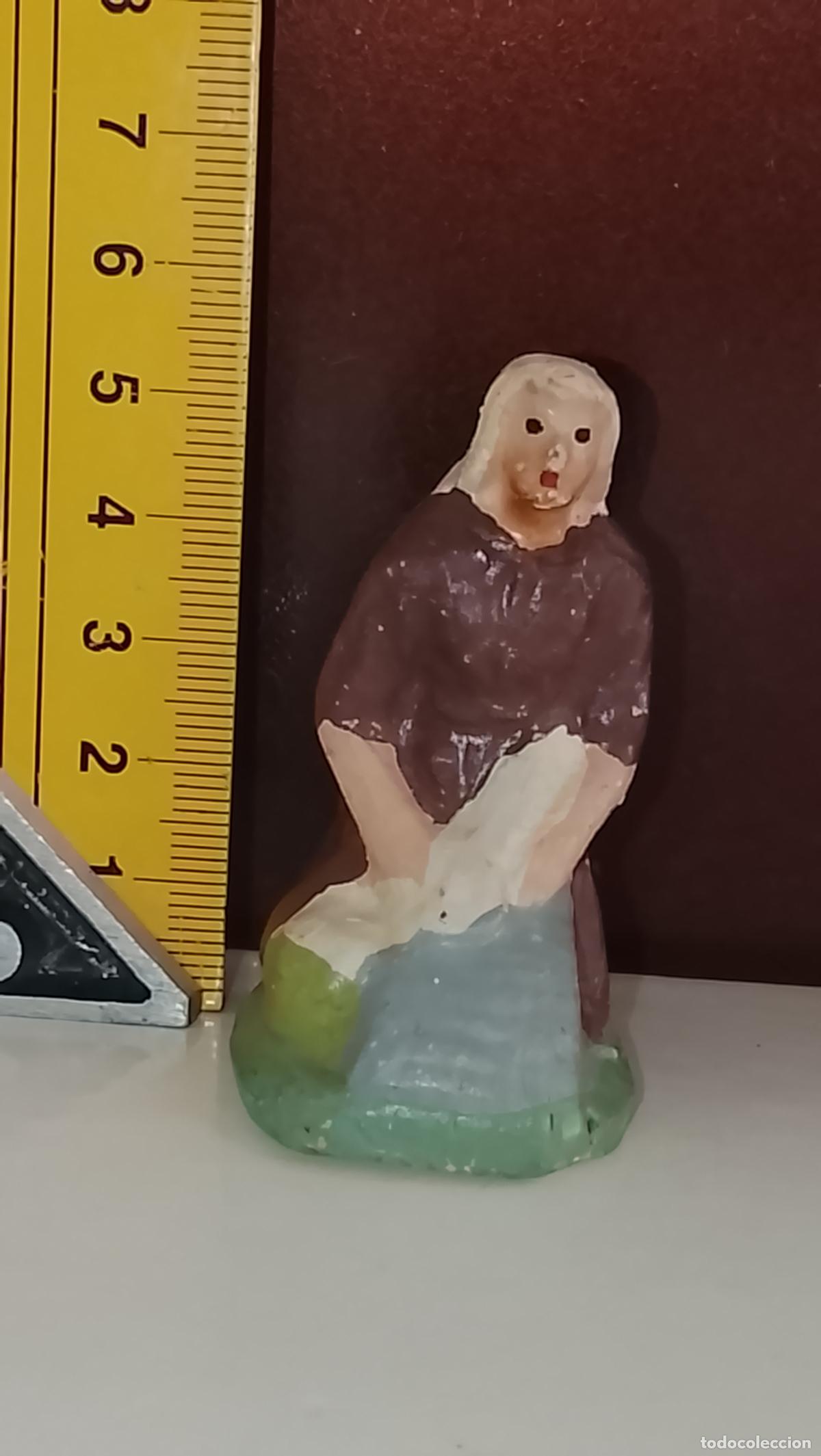 Figuras de Bel&eacute;n: FIGURA PORTAL DE BELEN NACIMIENTO BARRO TERRACOTA HECHO A MANO ANTIGUO