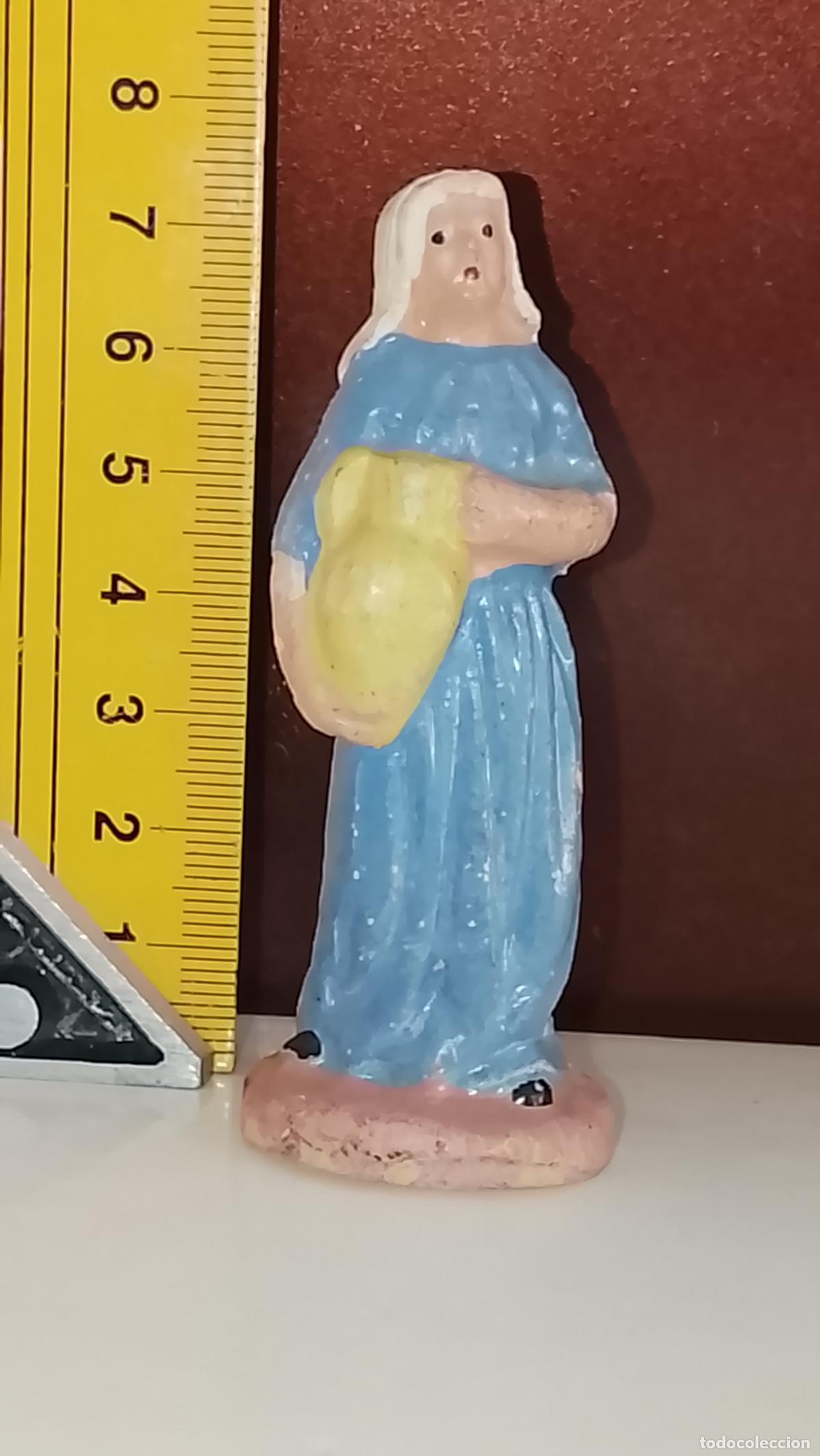 Figuras de Bel&eacute;n: FIGURA PORTAL DE BELEN NACIMIENTO BARRO TERRACOTA HECHO A MANO ANTIGUO
