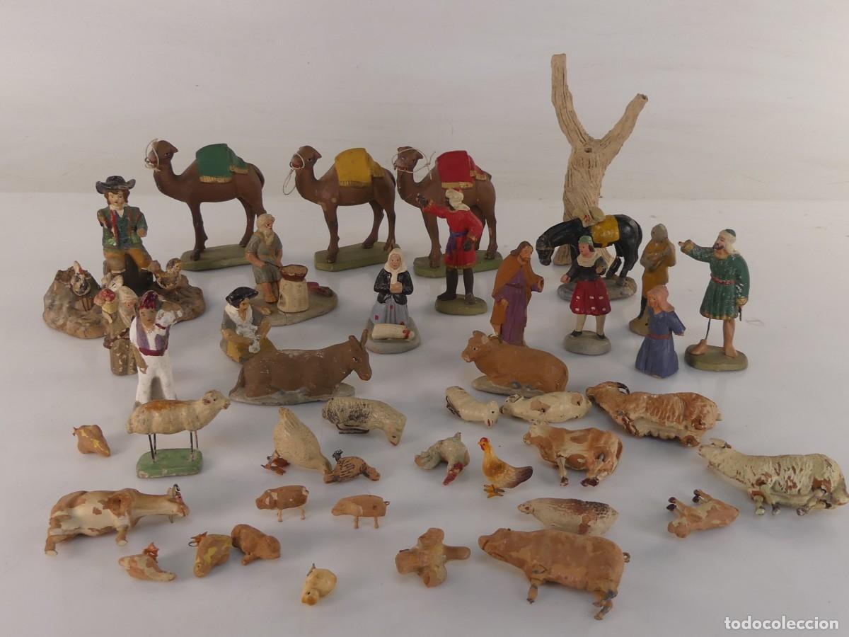Figuras de Pres&eacute;pios: COLECCION LOTE DE FIGURAS PARA BELEN