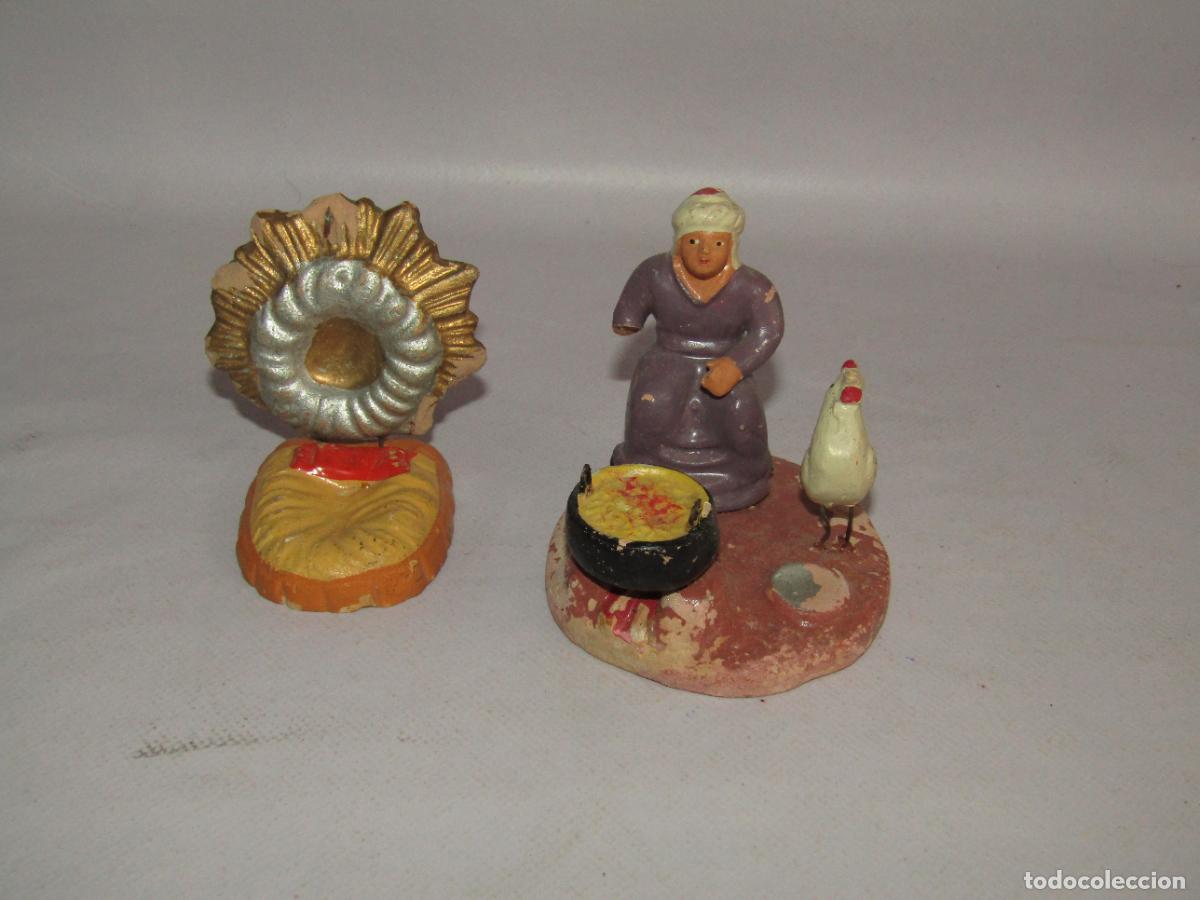 Figuras de Bel&eacute;n: Antiguas Figuras de Bel&eacute;n en Terracota Policromada