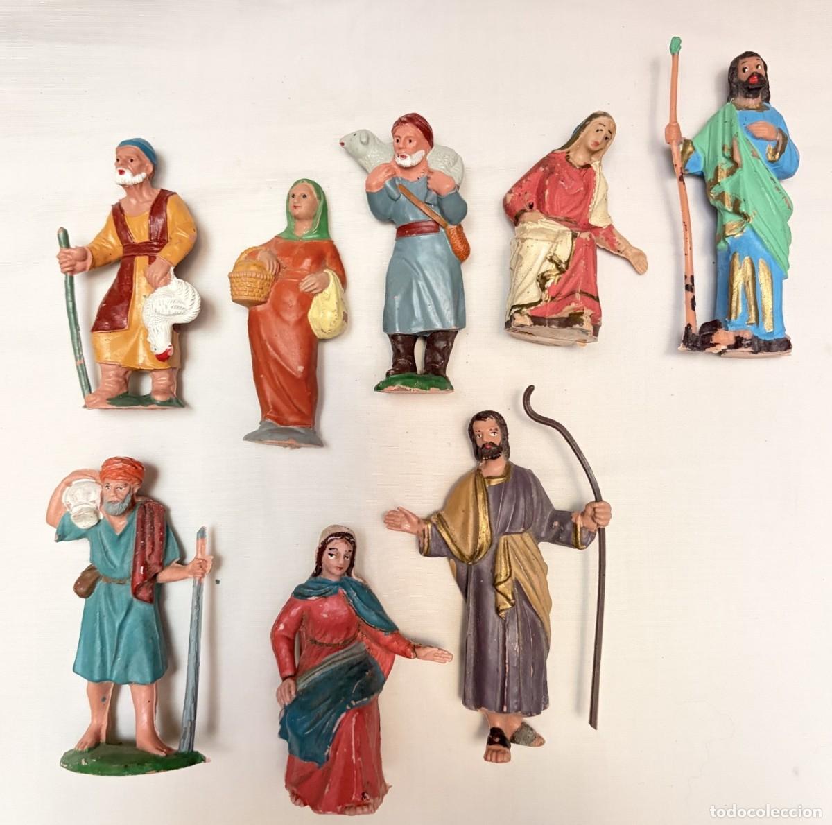 Figuren f&uuml;r Weihnachtskrippen: LOTE DE FIGURAS DE BELEN DIFERENTES