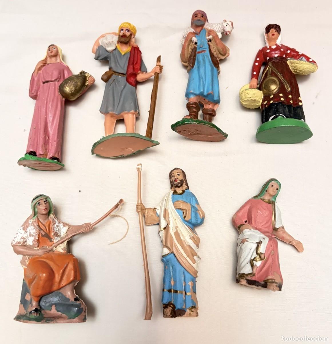 Figuren f&uuml;r Weihnachtskrippen: LOTE DE FIGURAS DE BELEN DIFERENTES