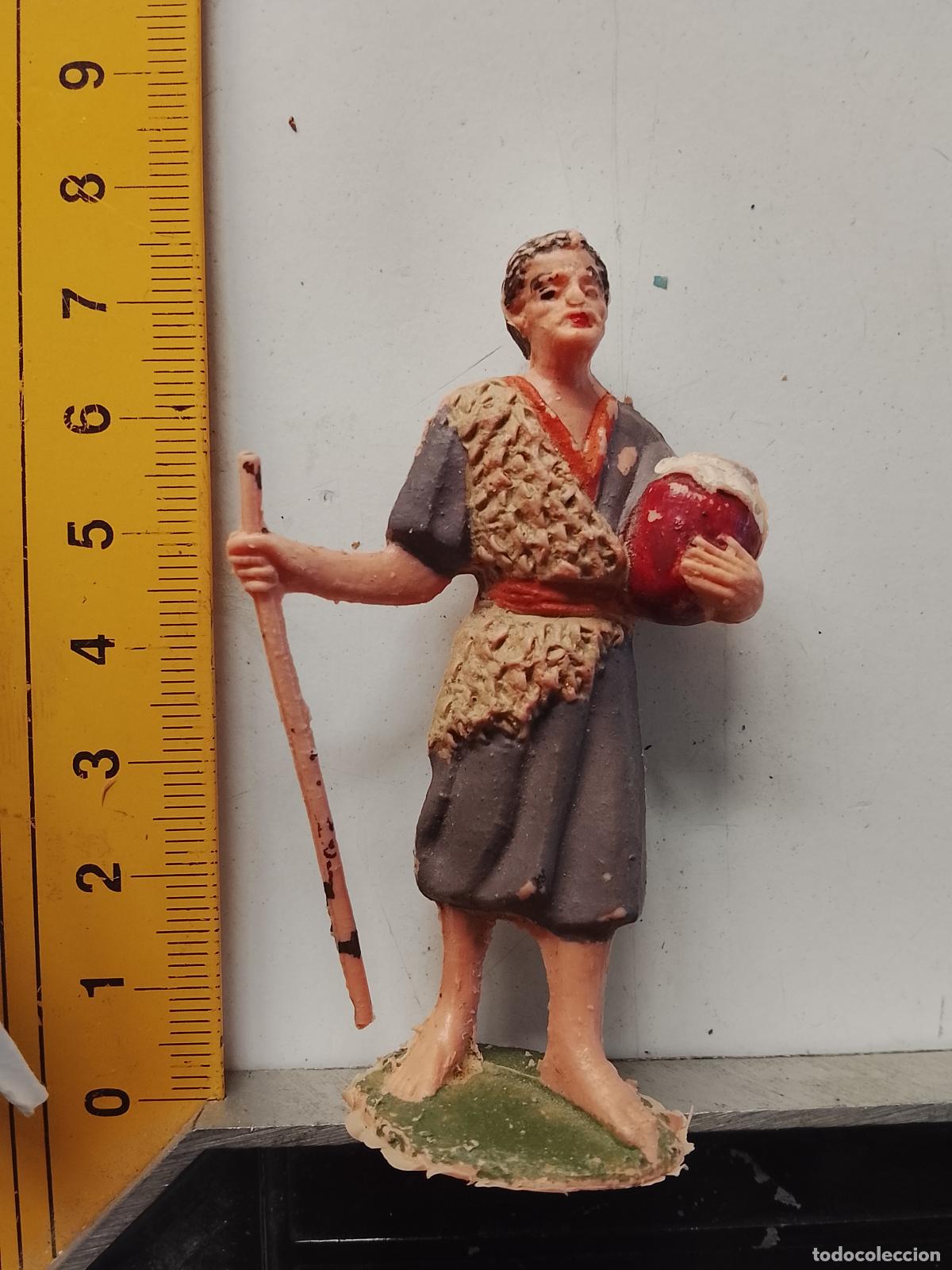 Figuras de Bel&eacute;n: antigua figura de portal de belen plastico duro nacimiento . OFERTA POR LOTES COMBINADOS -