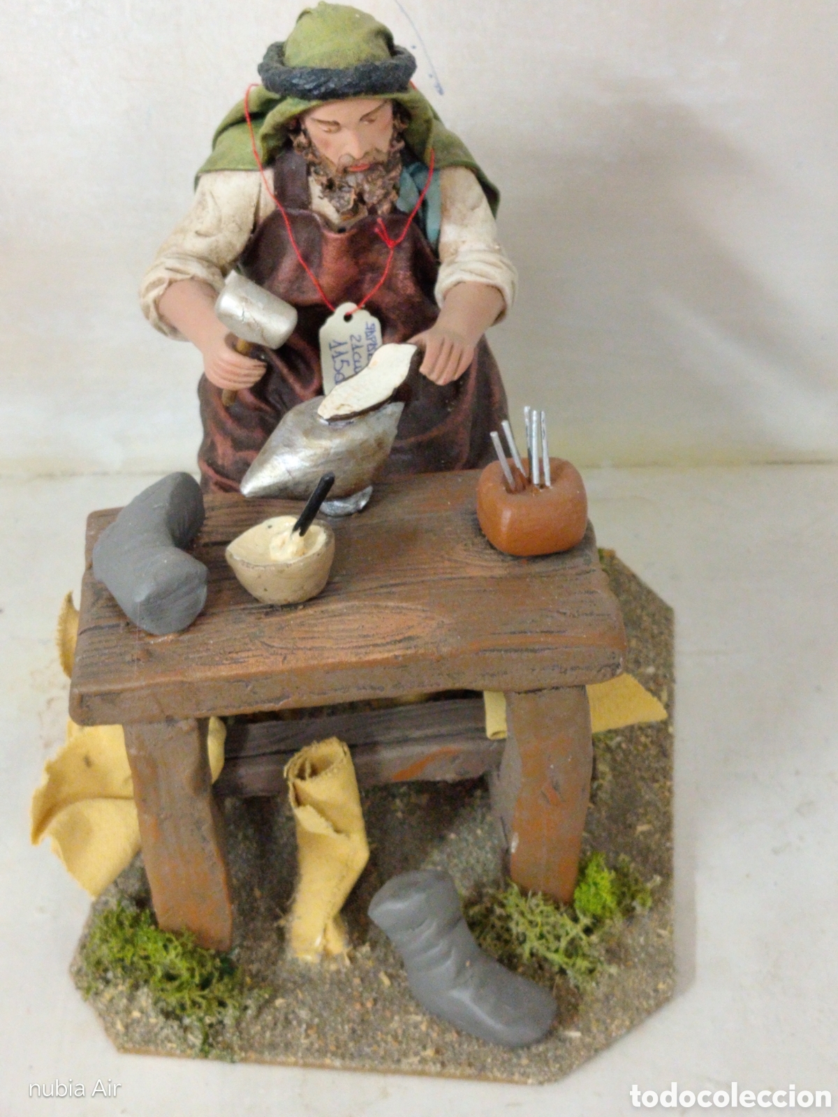 Figuras de Bel&eacute;n: Figura de Bel&eacute;n, Zapatero .artesan&iacute;a Serrano