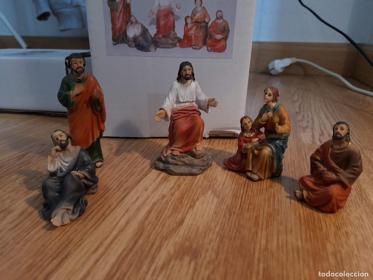 Figuras de Bel&eacute;n: Escena Sermon de la Monta&ntilde;a. Sermon Jesus. Belen vida de Jesus Miniatura Semana Santa