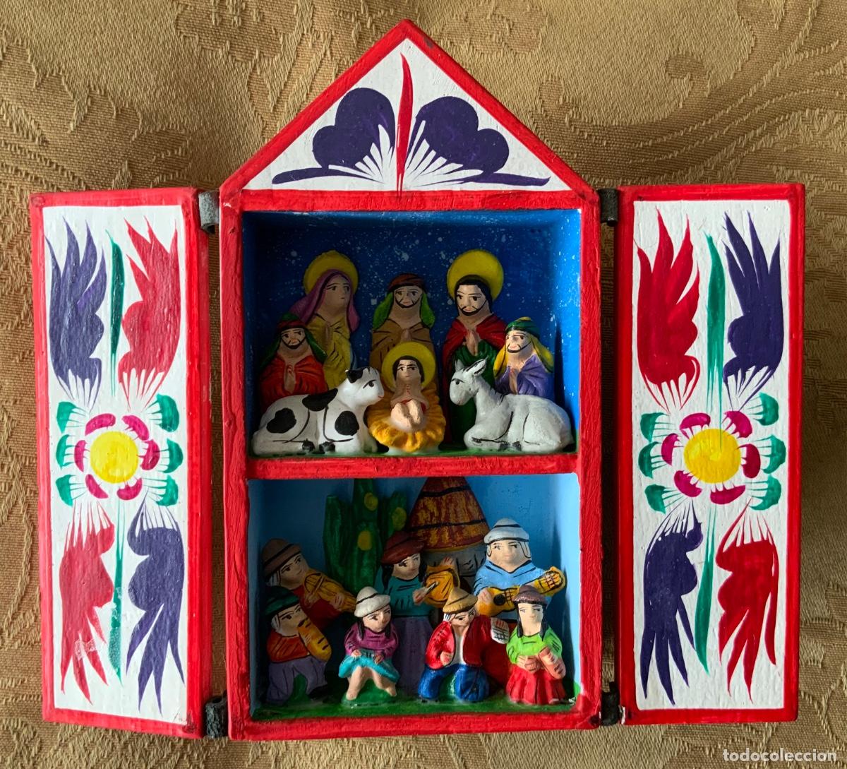 Figuras de Bel&eacute;n: BELEN DE AYACUCHO MADERA 2 PISOS
