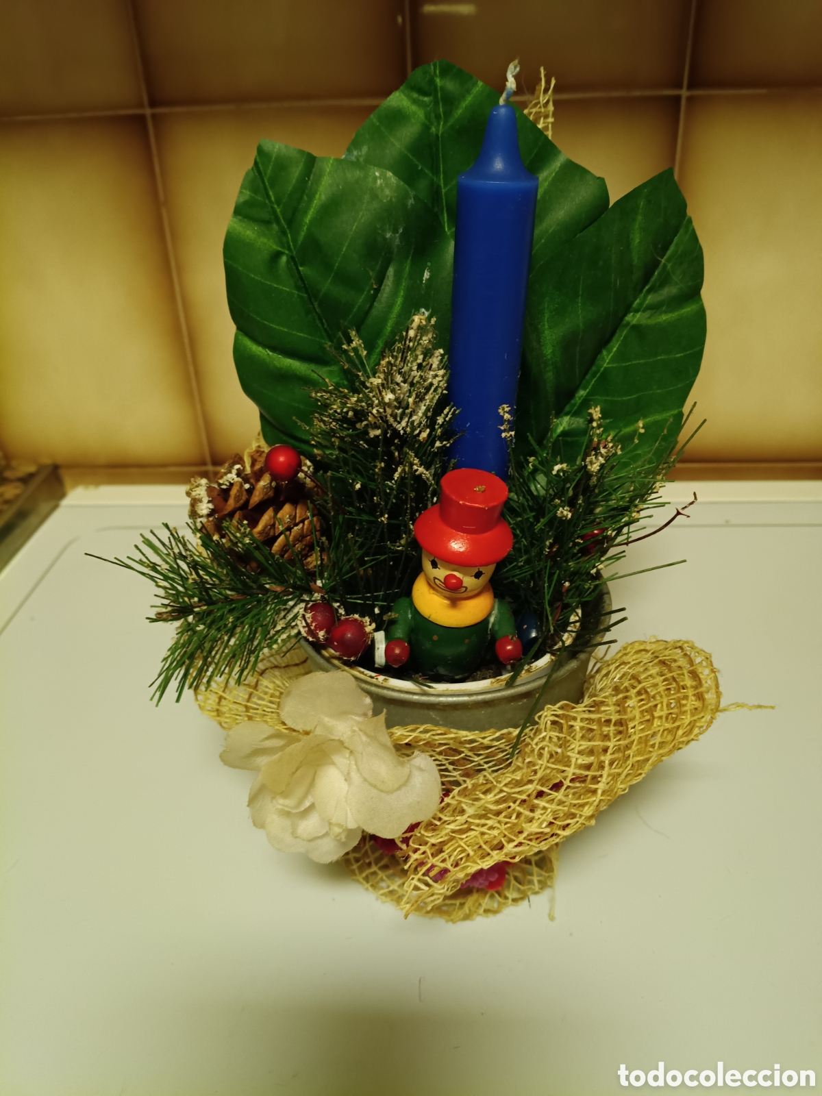Figuras de Bel&eacute;n: CENTRO DE NAVIDAD, VINTAGE - Foto 2