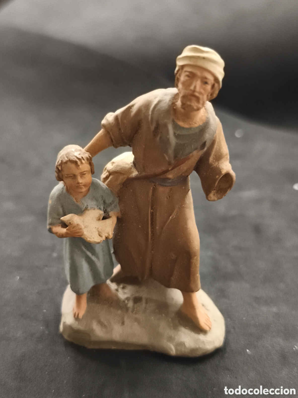 Figuras de Bel&eacute;n: Figura Bel&eacute;n barro Castells??? 8,5cm