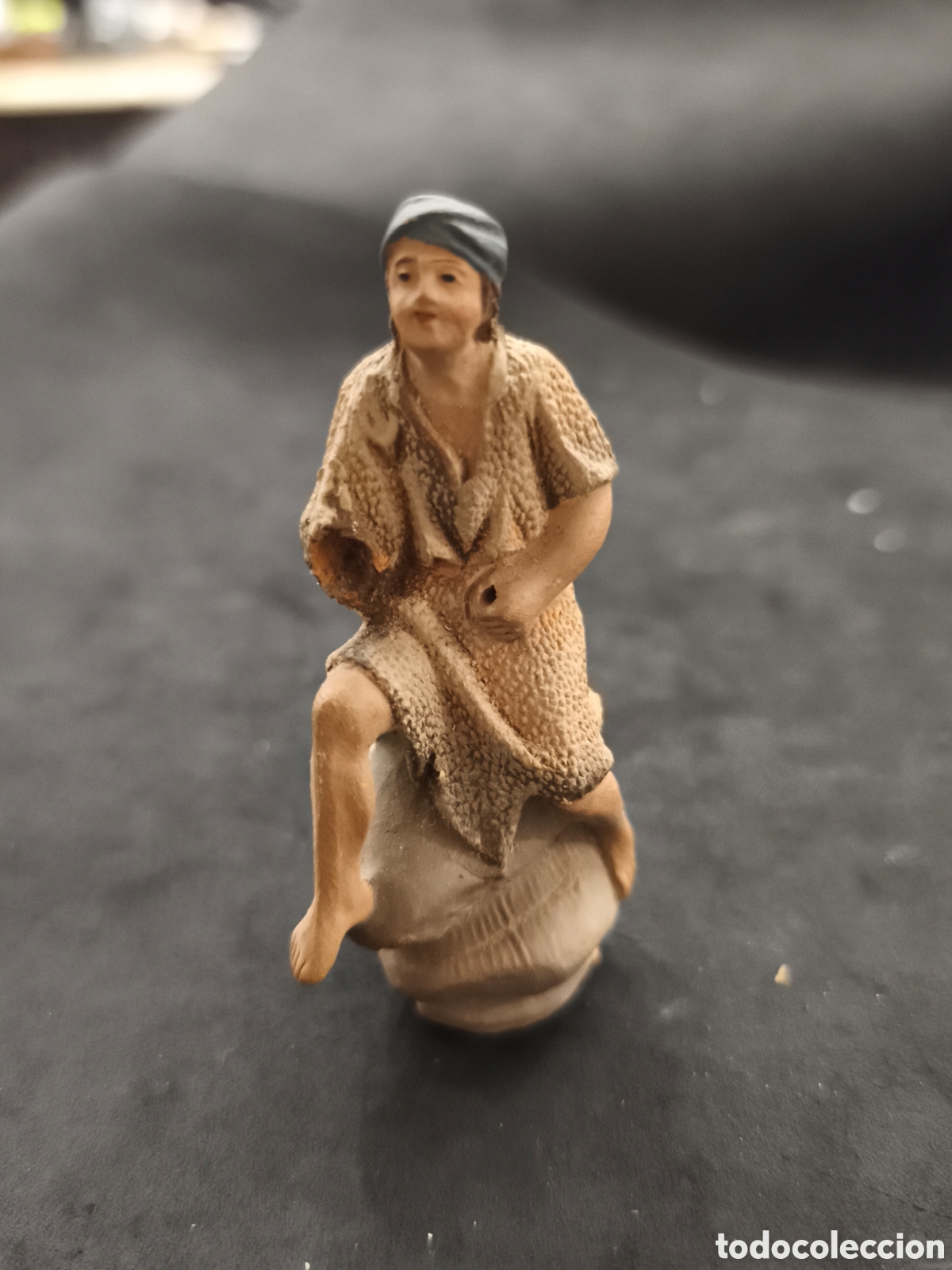 Figuras de Bel&eacute;n: Figura Bel&eacute;n barro Castells??? 8,5cm