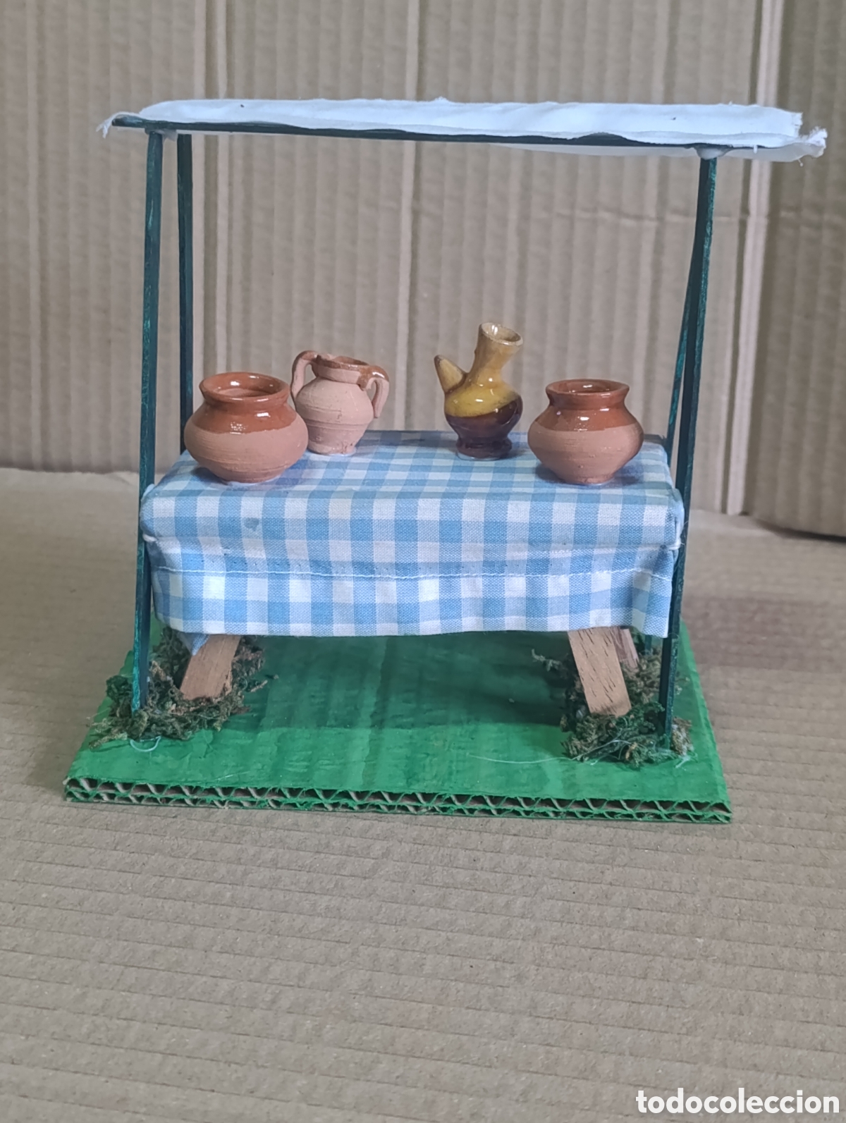 Figuren f&uuml;r Weihnachtskrippen: PUESTO AMBULANTE DE CERAMICA PARA BELEN