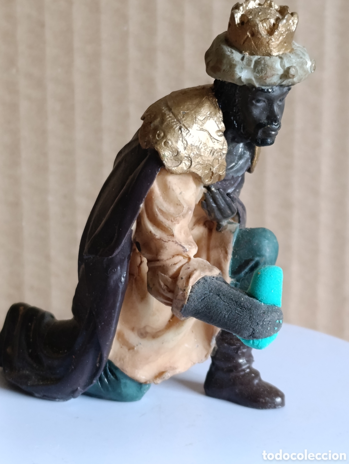 Figures of Bethlehem: FIGURA / DEL REY BALTAZAR / PARA BELEN / RESTAURADO