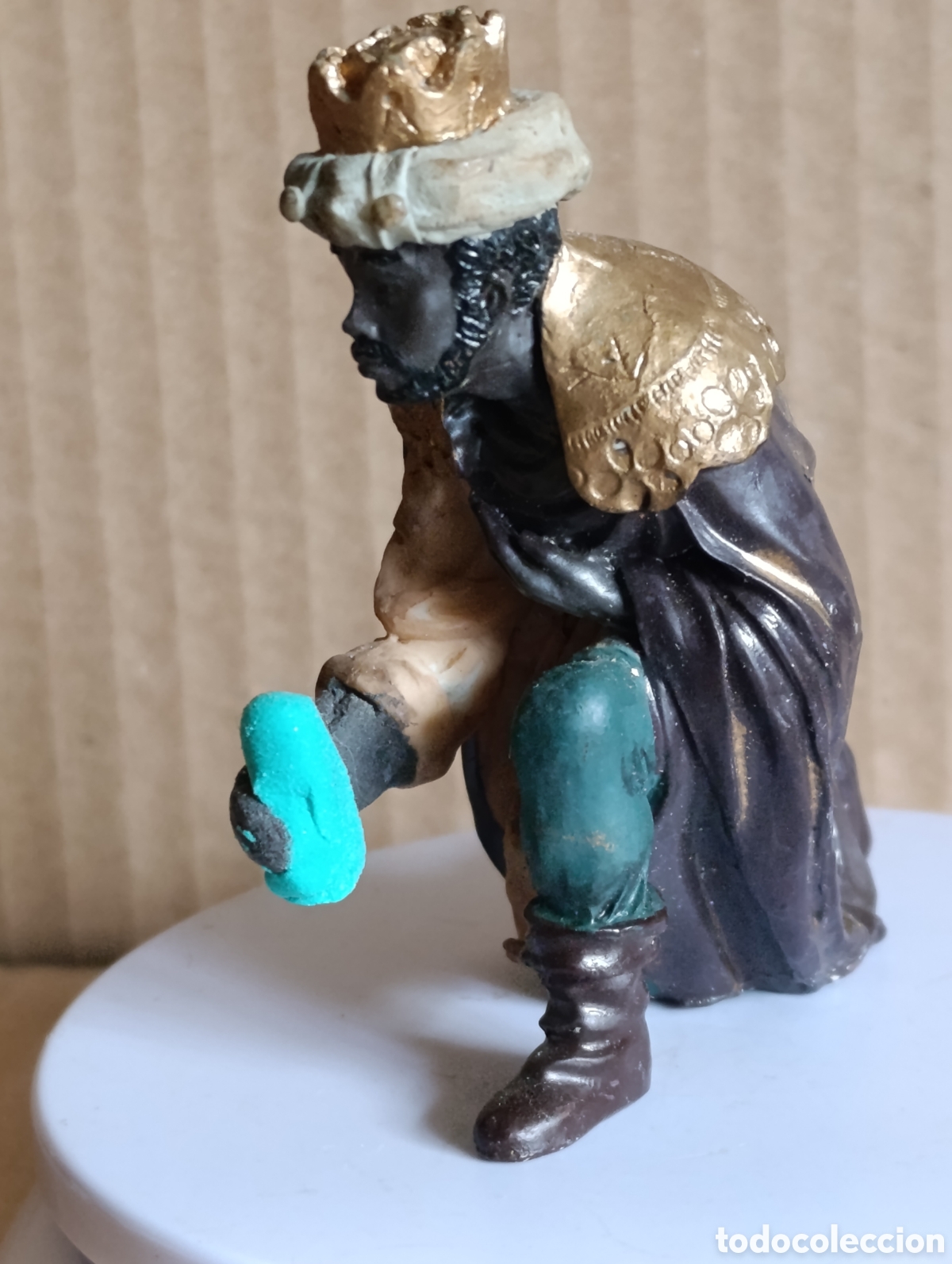 Figuras de Bel&eacute;n: FIGURA DEL REY BALTAZAR PARA BELEN.RESTAURADO