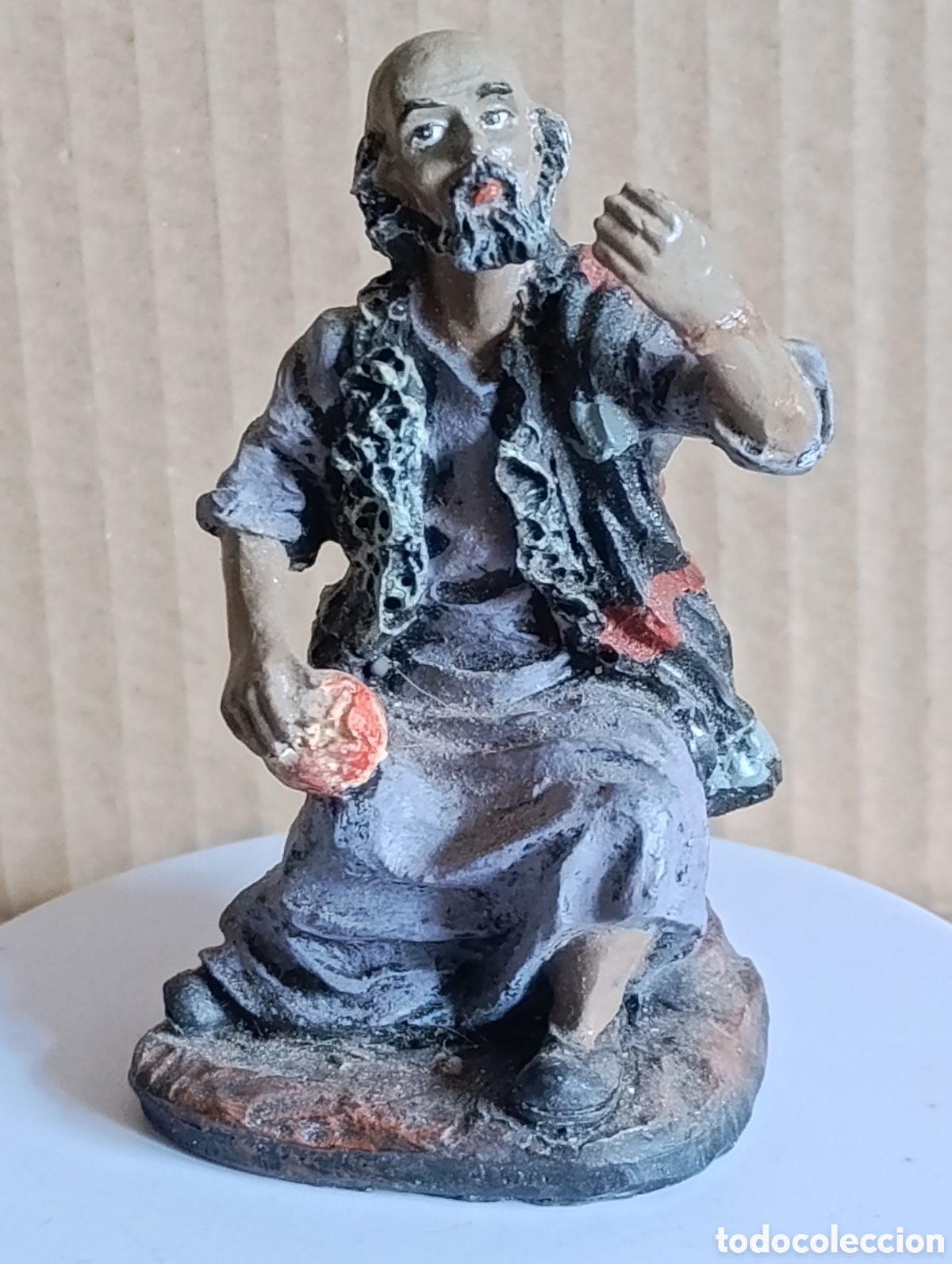 Figuras de Bel&eacute;n: FIGURA DE ALDEANO PARA BELEN.RESTSURADO