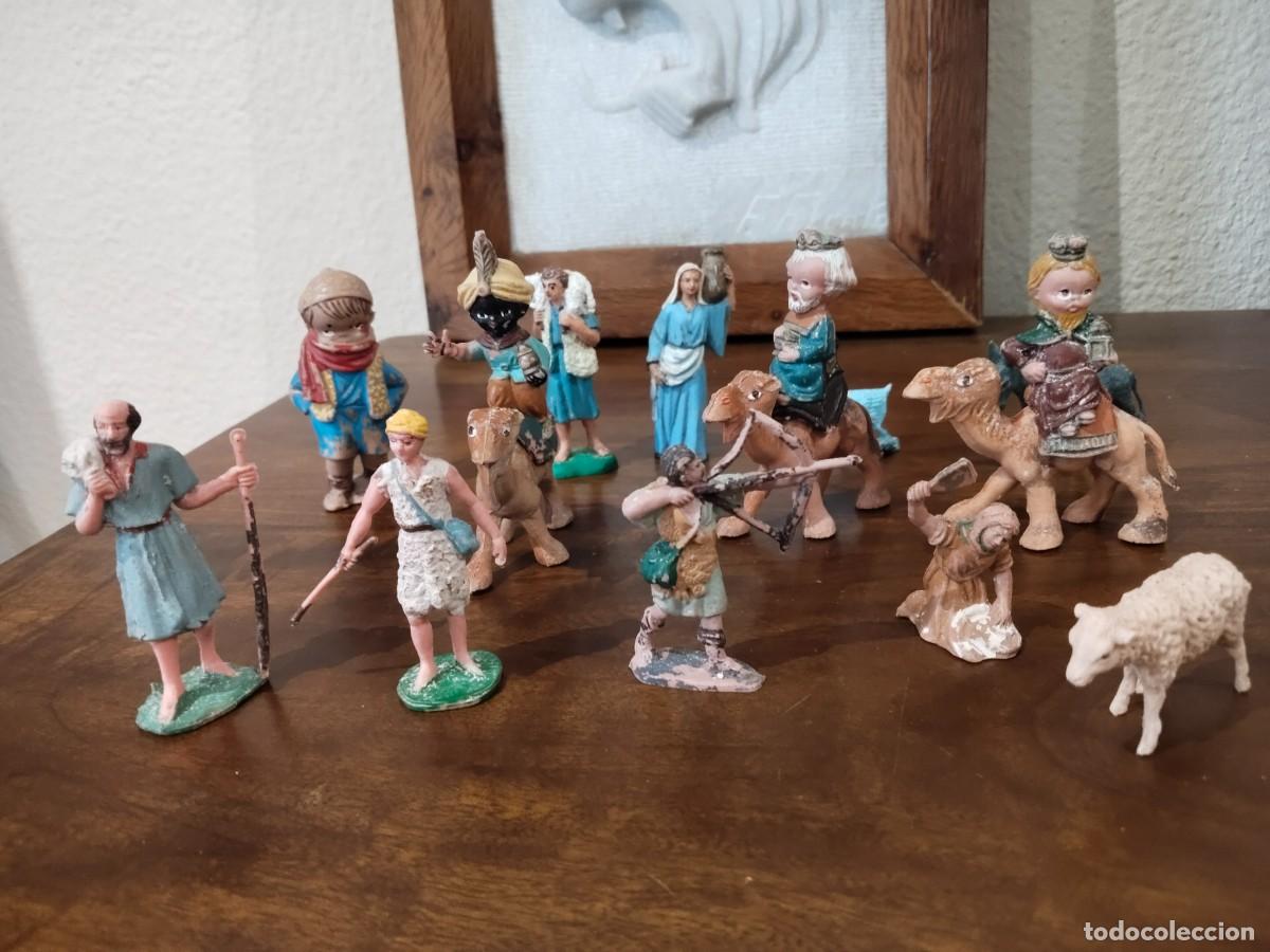 Figuras de Bel&eacute;n: Antiguas figuras de Bel&eacute;n pl&aacute;stico.