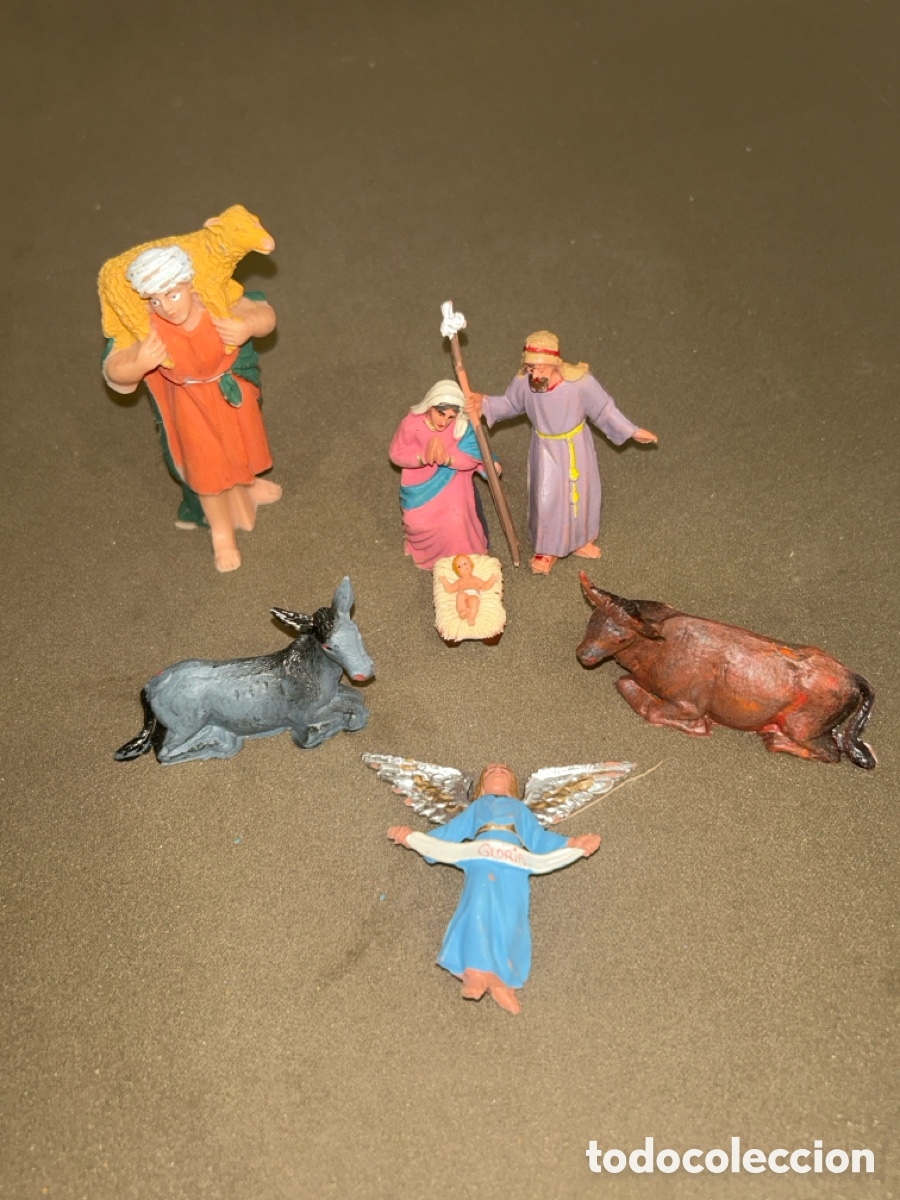 Figuras de Bel&eacute;n: FIGURAS DE BELEN DE PVC *VER FOTOS*