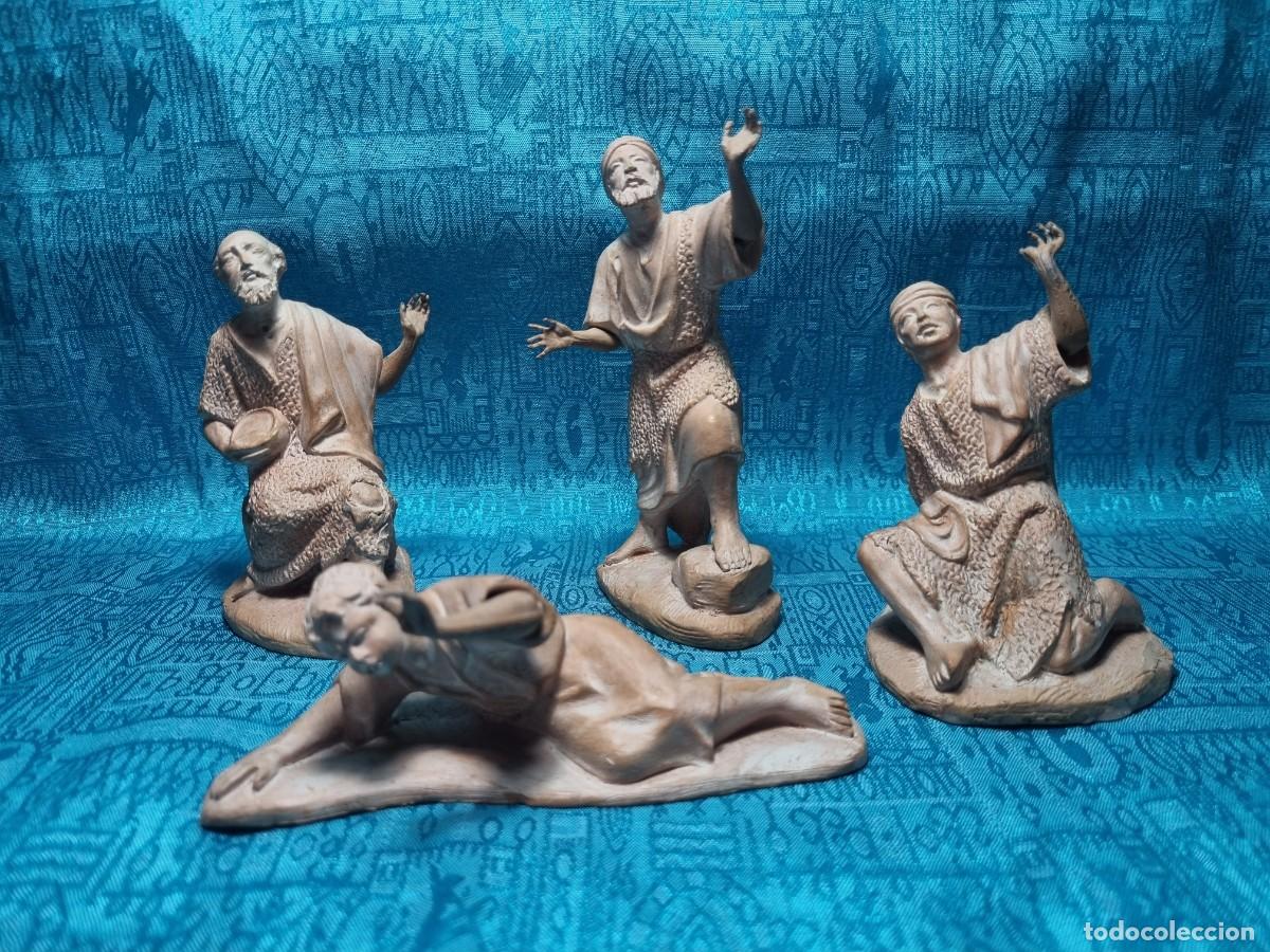 Figuras de Bel&eacute;n: Figuras 11 cm. CASTELLS HERMANOS - BEL&Eacute;N PESEBRE BARRO
