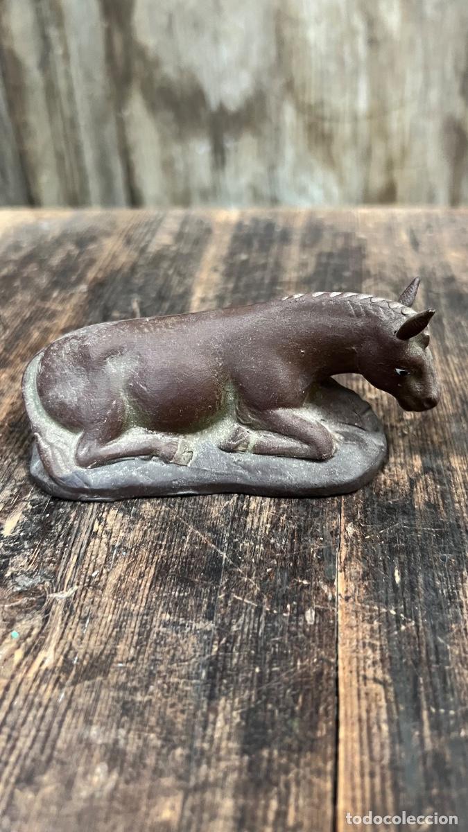 Figuras de Bel&eacute;n: Burro pesebre Belen barro Murcia ? 4x10cms