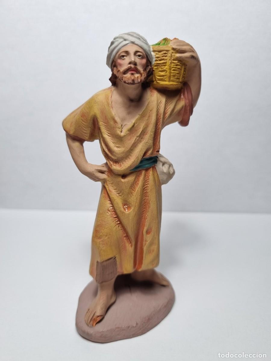 Figuras de Bel&eacute;n: Figura 11 cm. CASTELLS HERMANOS- BEL&Eacute;N PESEBRE BARRO