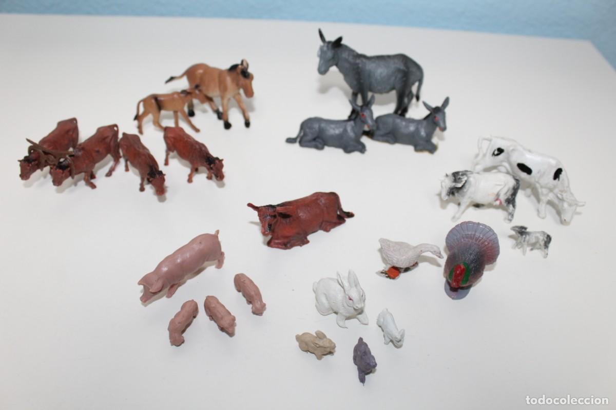 Figuras de Bel&eacute;n: LOTE FIGURAS ANIMALES DE BELEN PLASTICO DESCONOZCO SU FABRICANTE