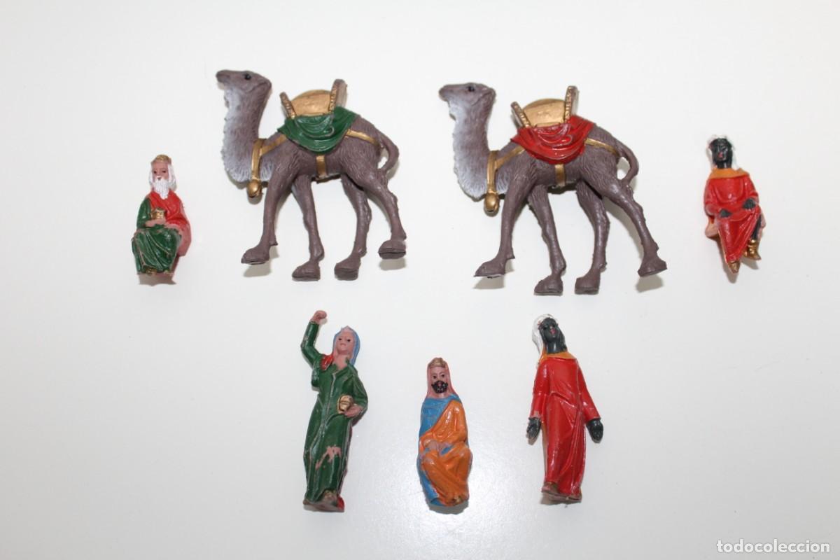 Figuras de Bel&eacute;n: LOTE FIGURAS DE BELEN PLASTICO DESCONOZCO SU FABRICANTE