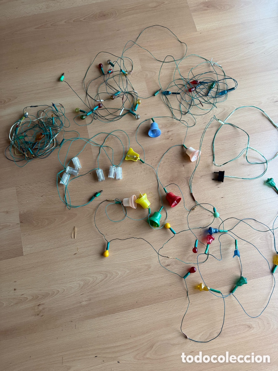 Figuras de Bel&eacute;n: Conjuntos Juegos de Luces NAVIDAD. Usadas. Sin probar.