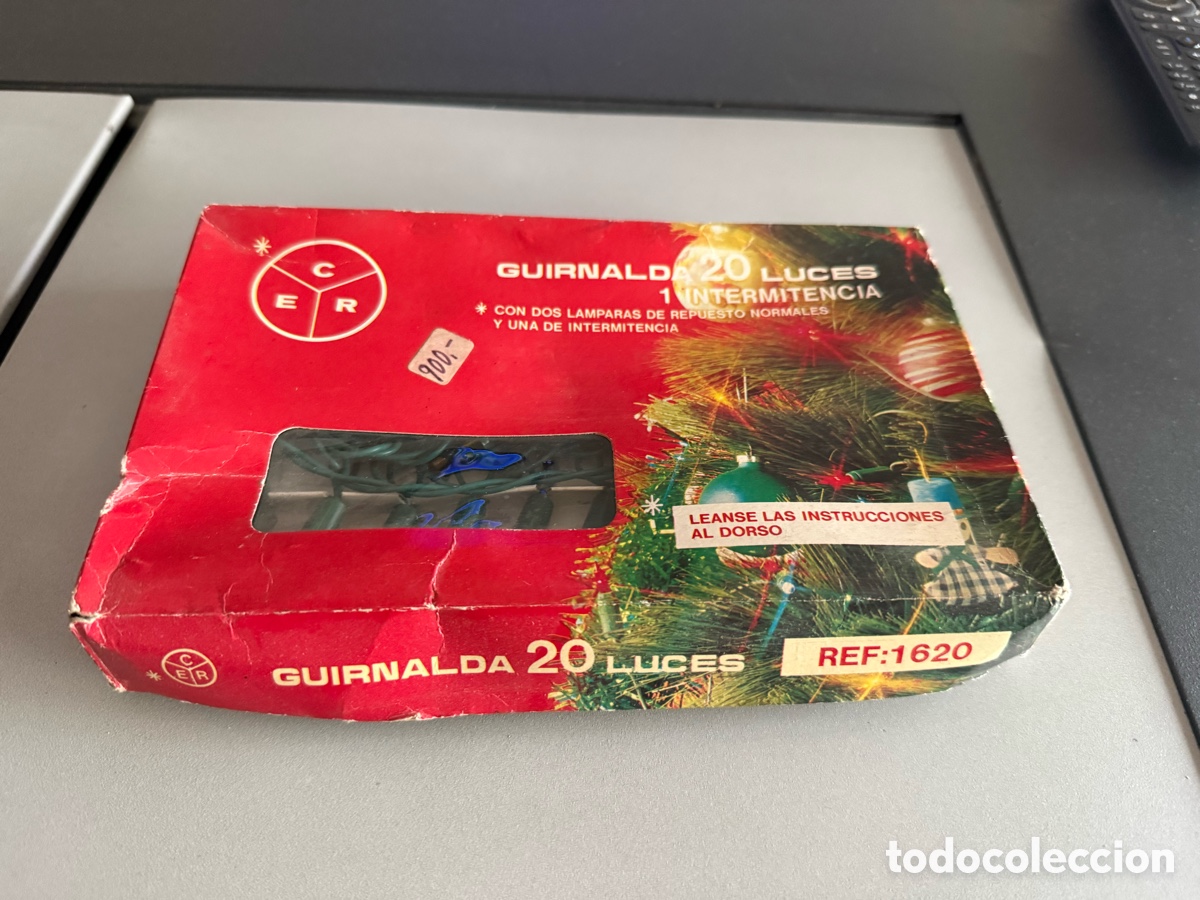 Figuras de Bel&eacute;n: GUIRNALDA. 20 LUCES. NAVIDAD. SIN USO. EN CAJA