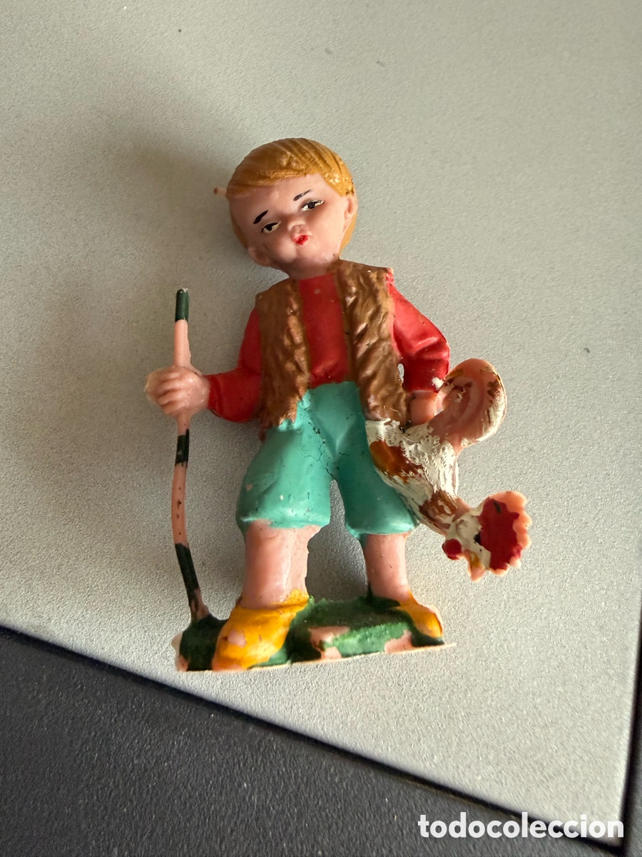 Figuras de Bel&eacute;n: Figura Belen. PECH. FERRANDIZ. cabezones. A&ntilde;os 80. 8 cm