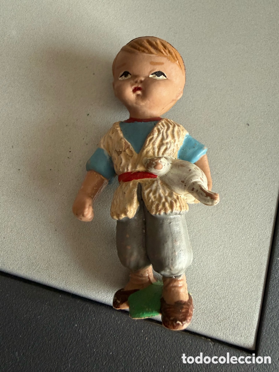 Figuras de Bel&eacute;n: Figura Belen. PECH. FERRANDIZ. cabezones. A&ntilde;os 80. 8 cm