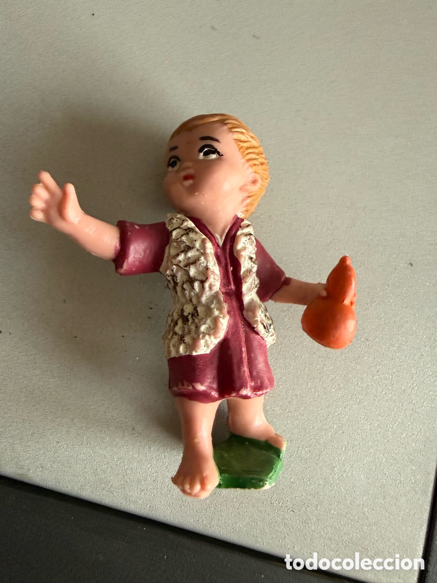 Figuras de Bel&eacute;n: Figura Belen. PECH. FERRANDIZ. cabezones. A&ntilde;os 80. 8 cm