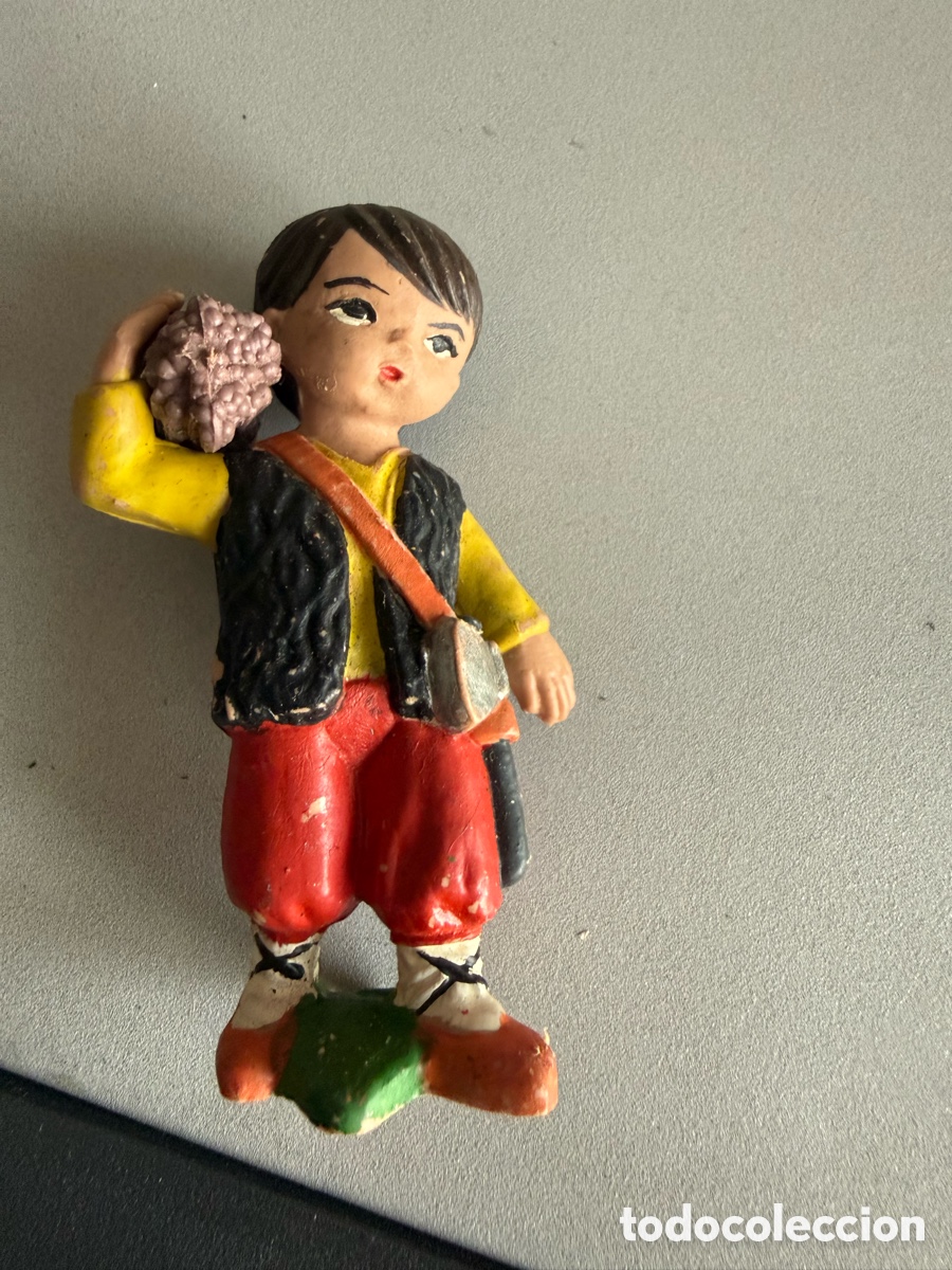 Figuras de Bel&eacute;n: Figura Belen. PECH. FERRANDIZ. cabezones. A&ntilde;os 80. 8 cm
