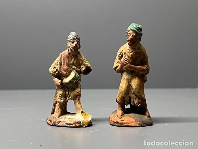 Figuras de Bel&eacute;n: Figuras de Bel&eacute;n. Barro. Altura 5 cm