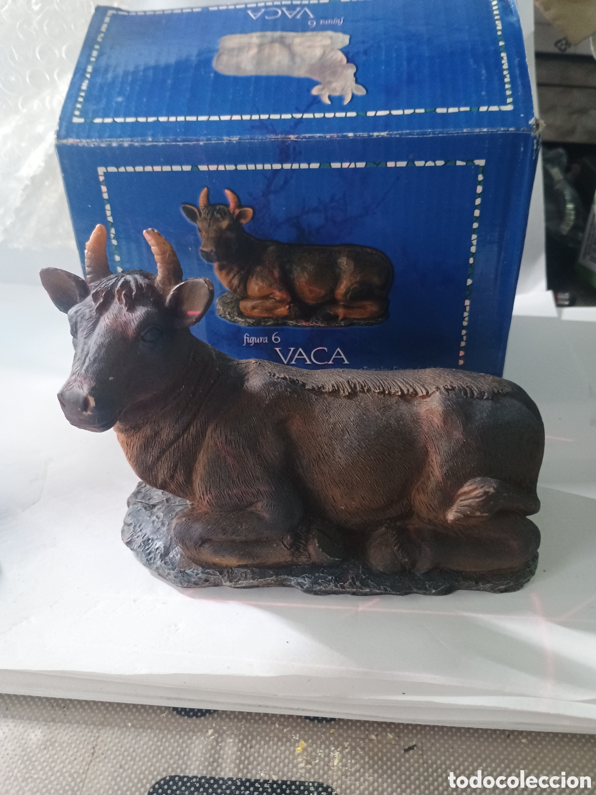 Figuras de Bel&eacute;n: FIGURA BELEN BBVA-VACA