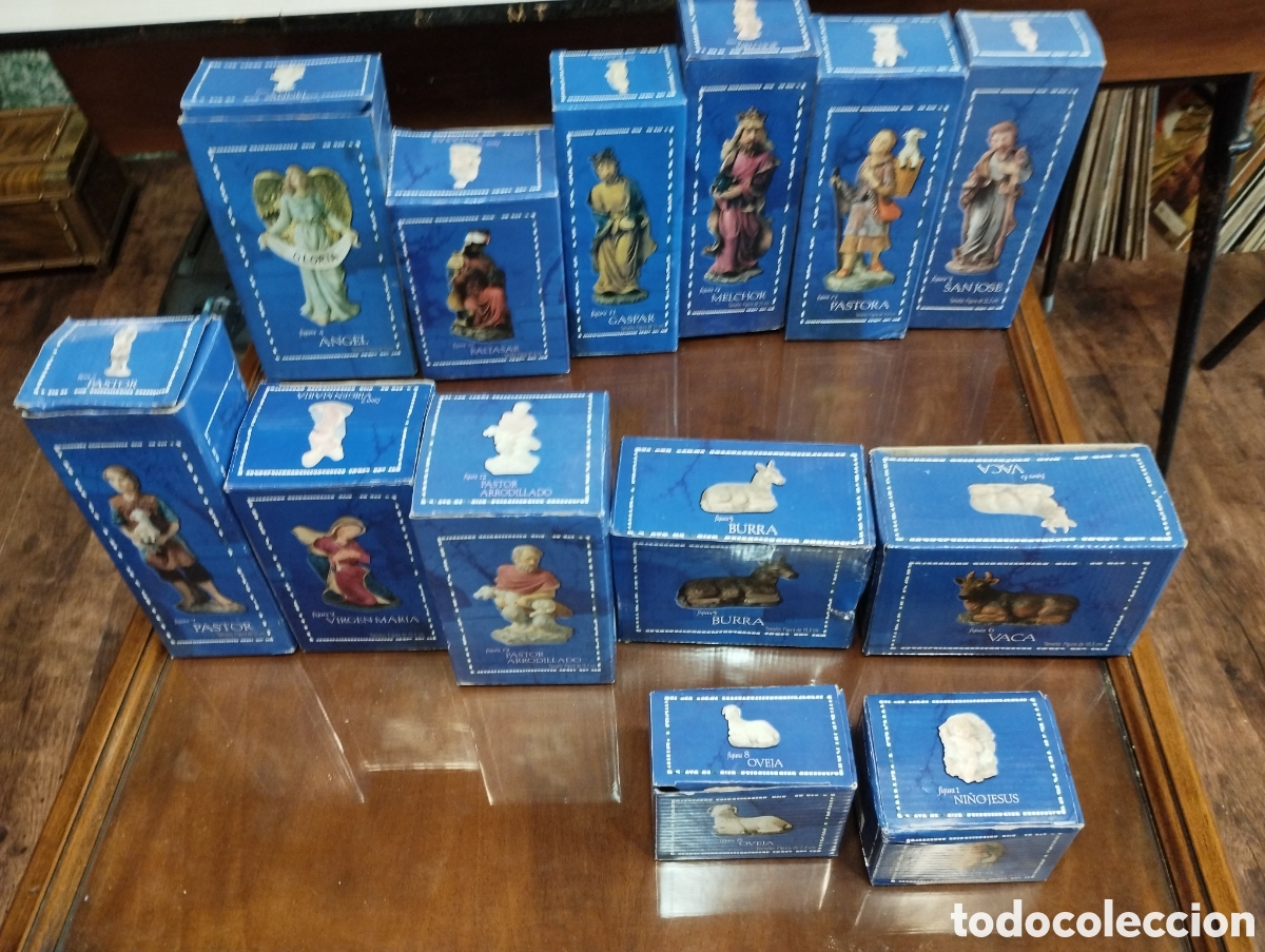 Figuras de Bel&eacute;n: Belen c&oacute;mo nuevo 13 piezas 20cm